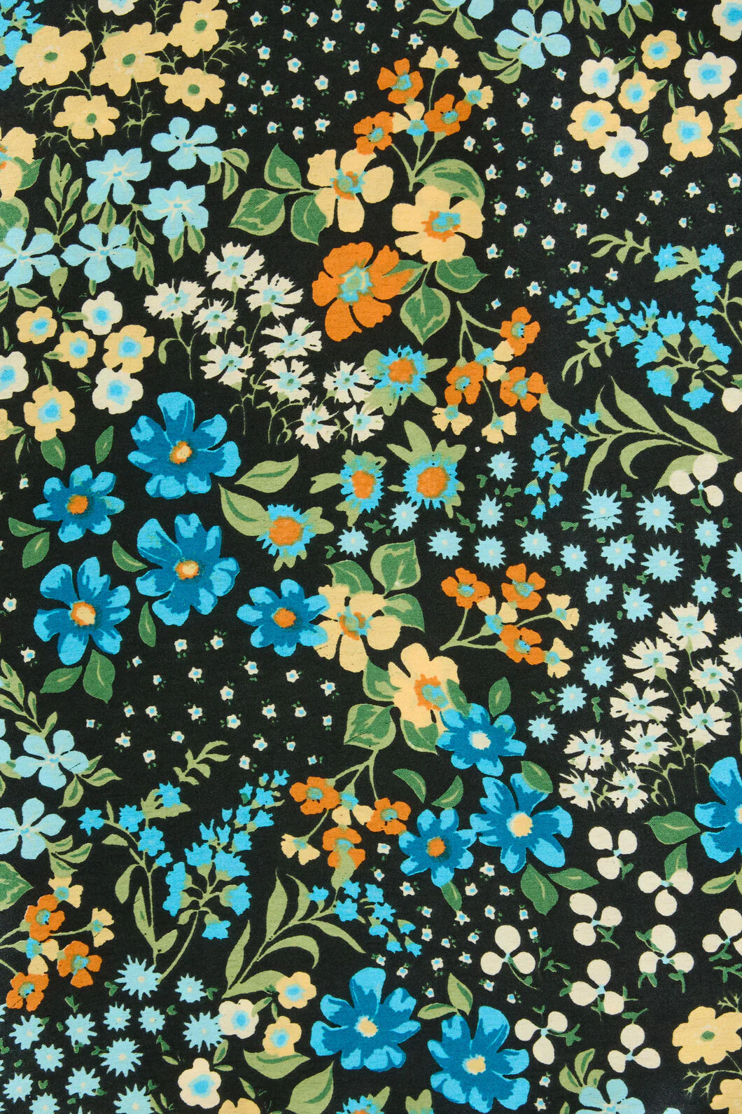 Ada 90S Floral Satin Scarf - Image 3