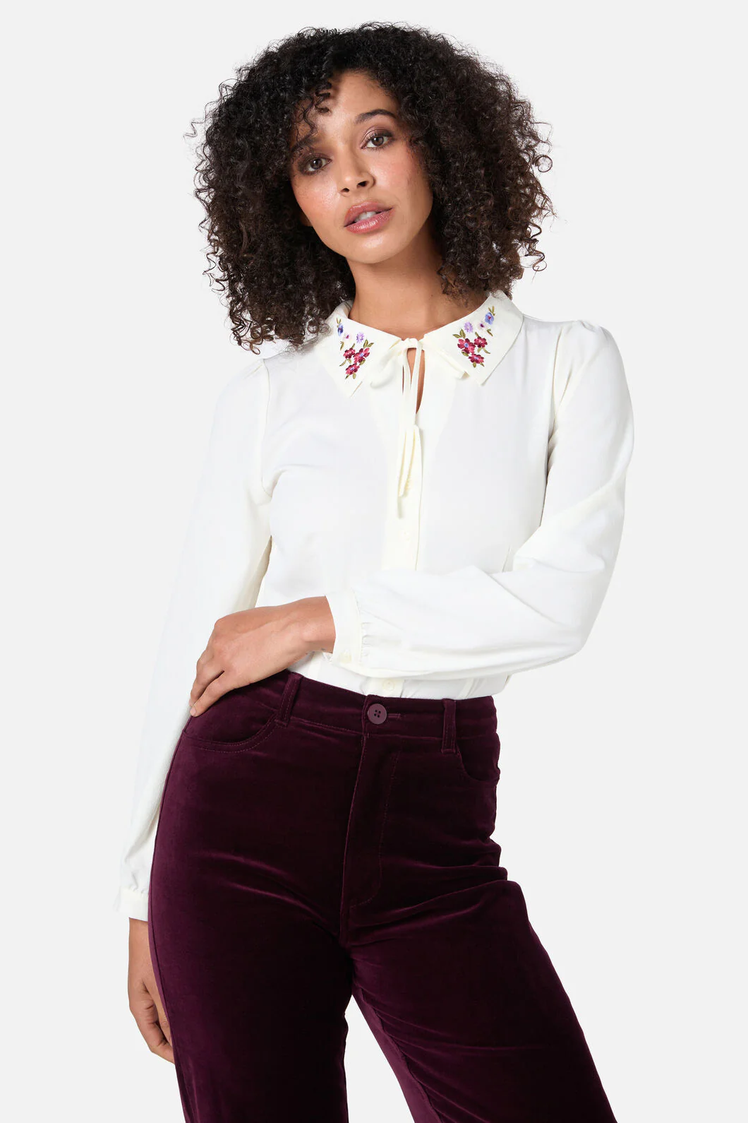 Ada Embroidered Blouse - Image 2