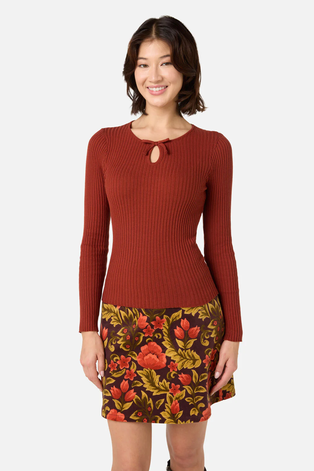Anna Bow Knit Top - Image 3