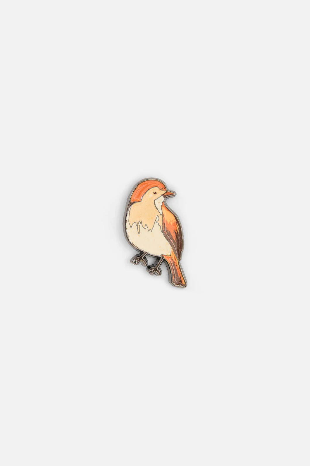Apple Blossom Bird Pin