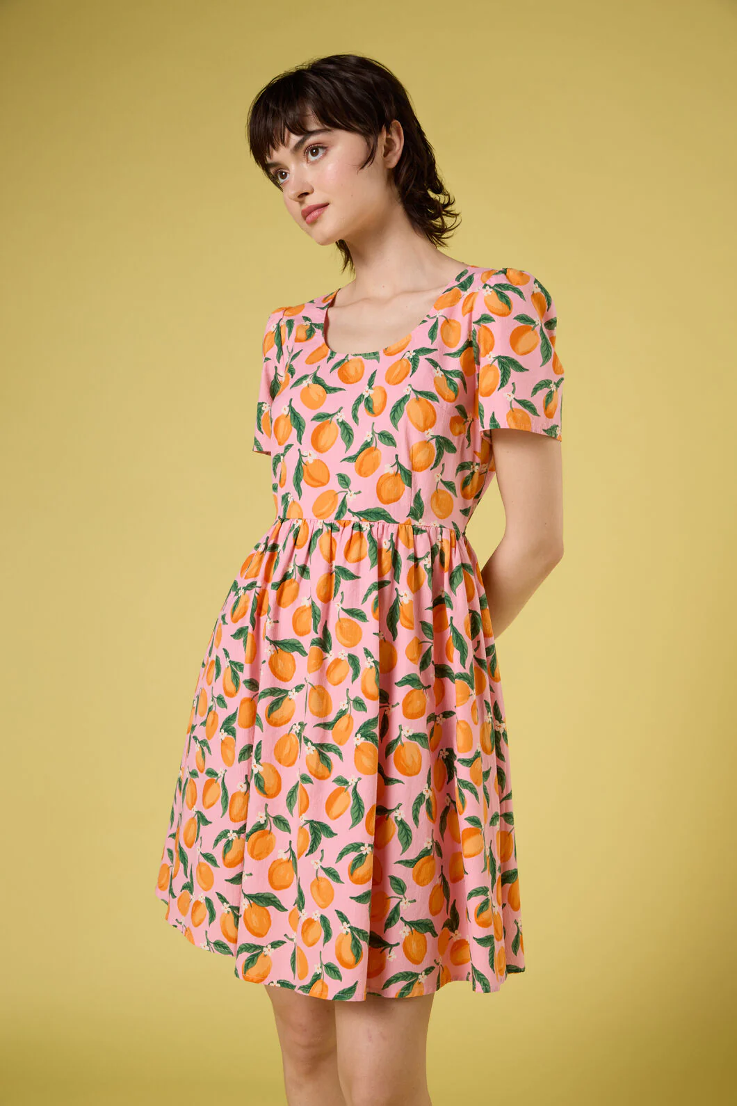 Apricots Short Sleeve Dress