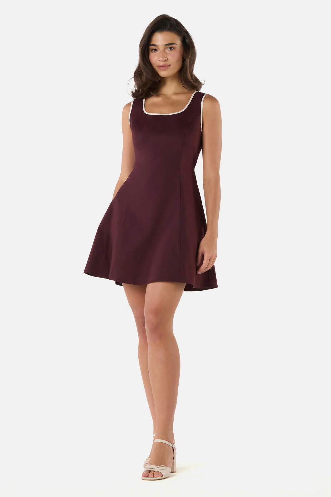 Bailey Contrast Mini Dress - Image 7