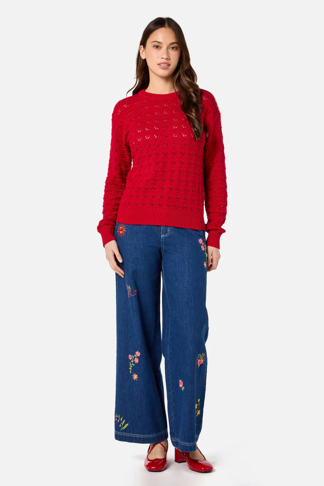 Bea Lacey Knit Jumper - Image 2