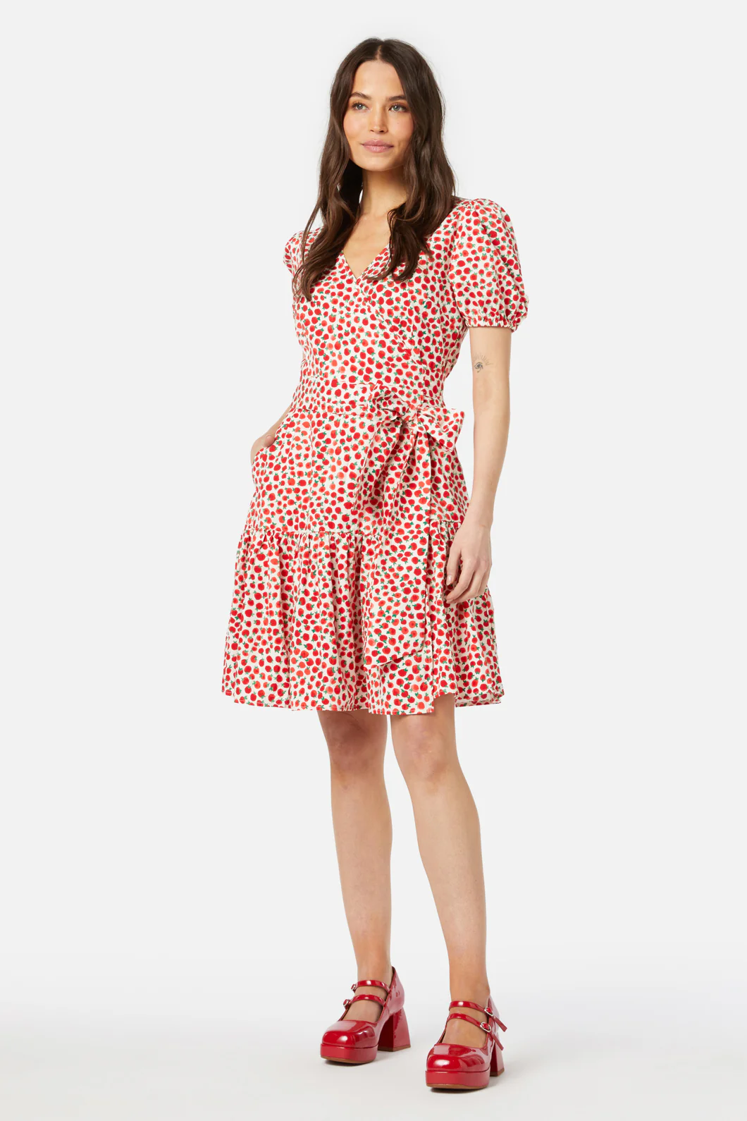 Bessie Mini Wrap Dress