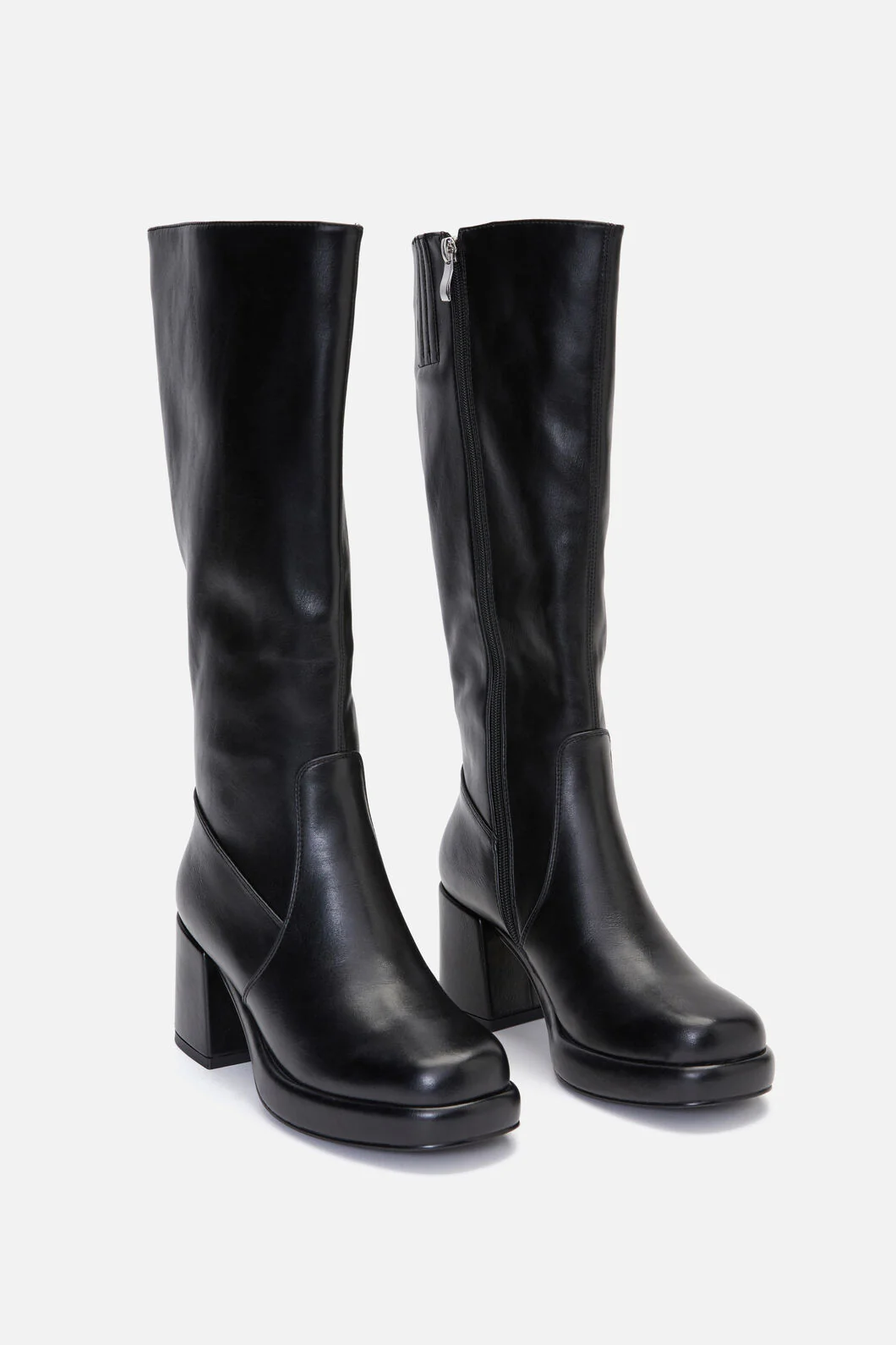 Black Knee High Boot