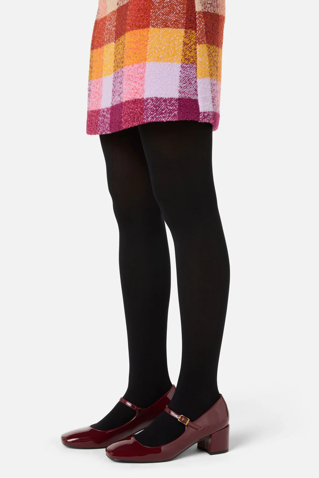 Black Plain Tights - Image 3