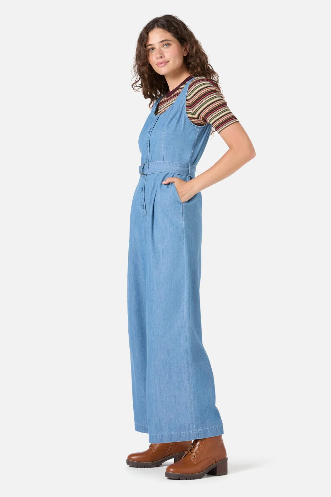 Blythe Denim Jumpsuit - Image 3