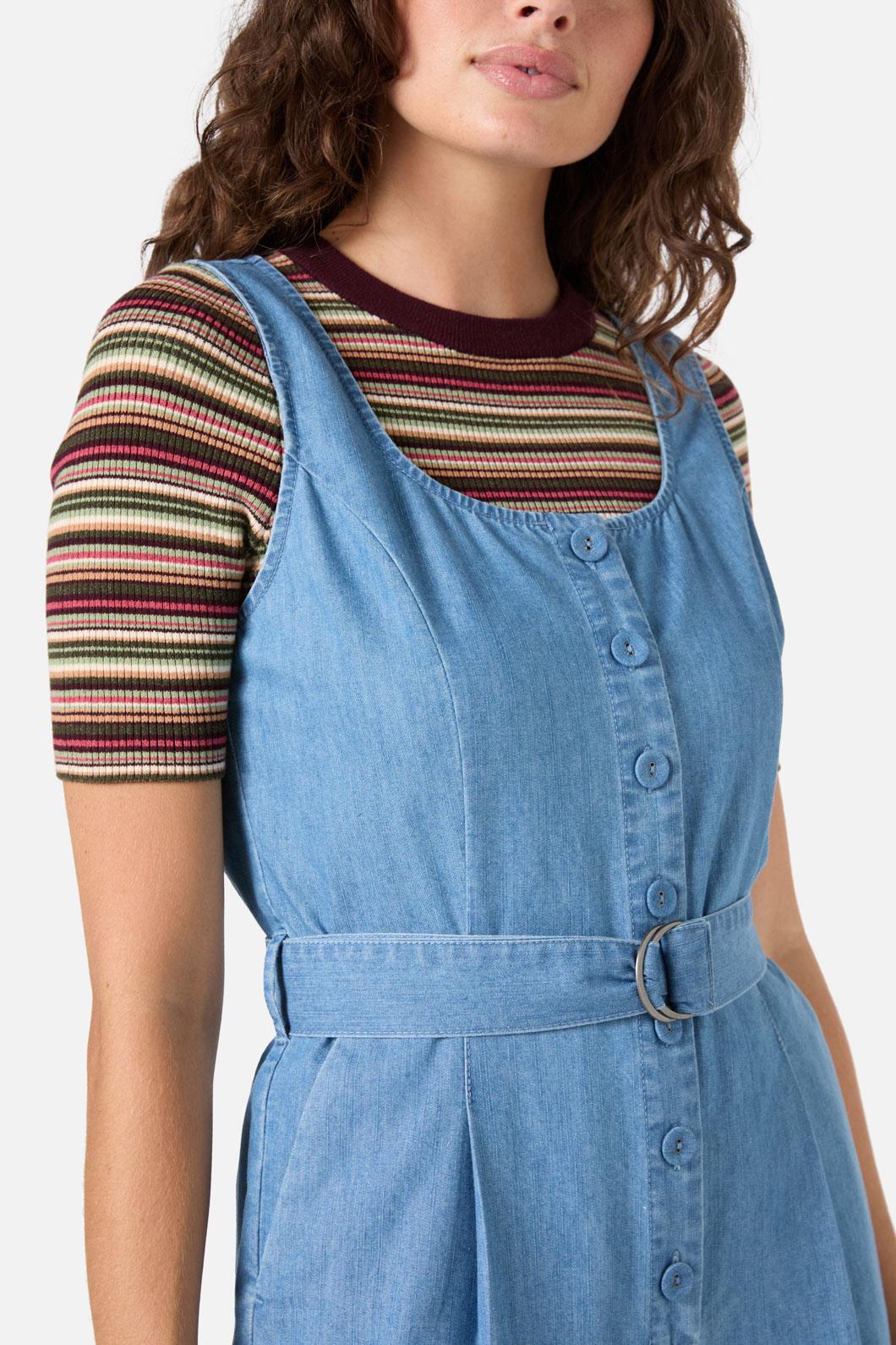 Blythe Denim Jumpsuit - Image 5