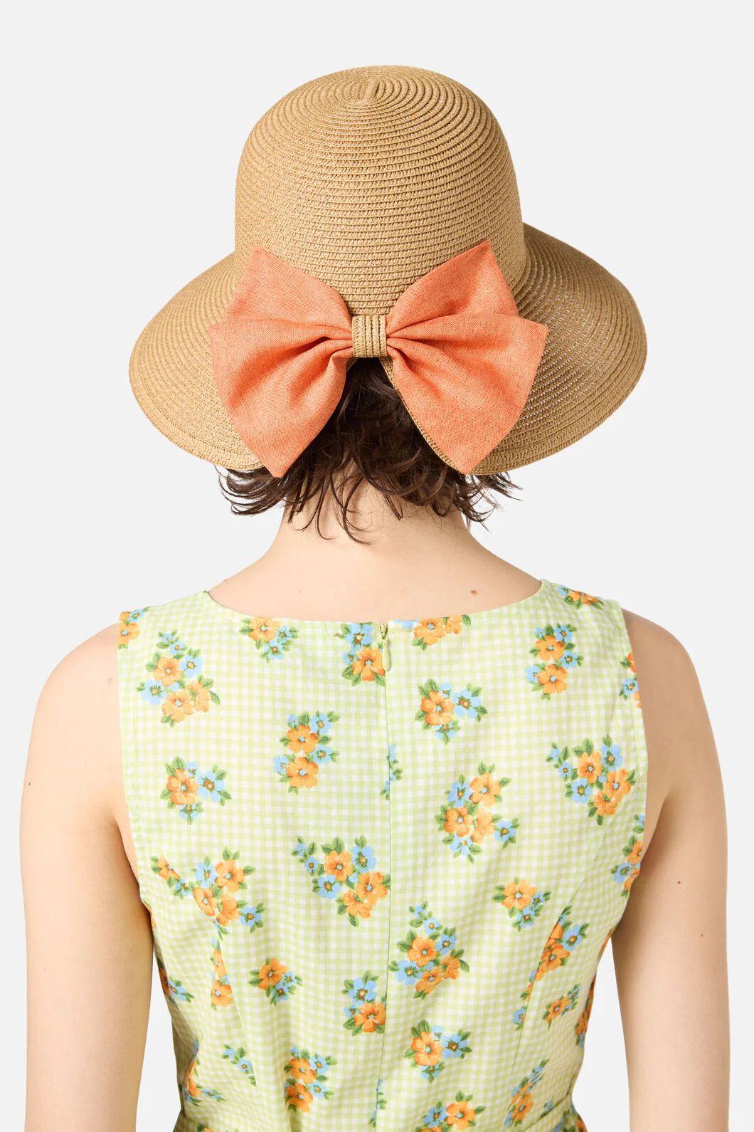 Bow Cut Out Sun Hat - Image 2