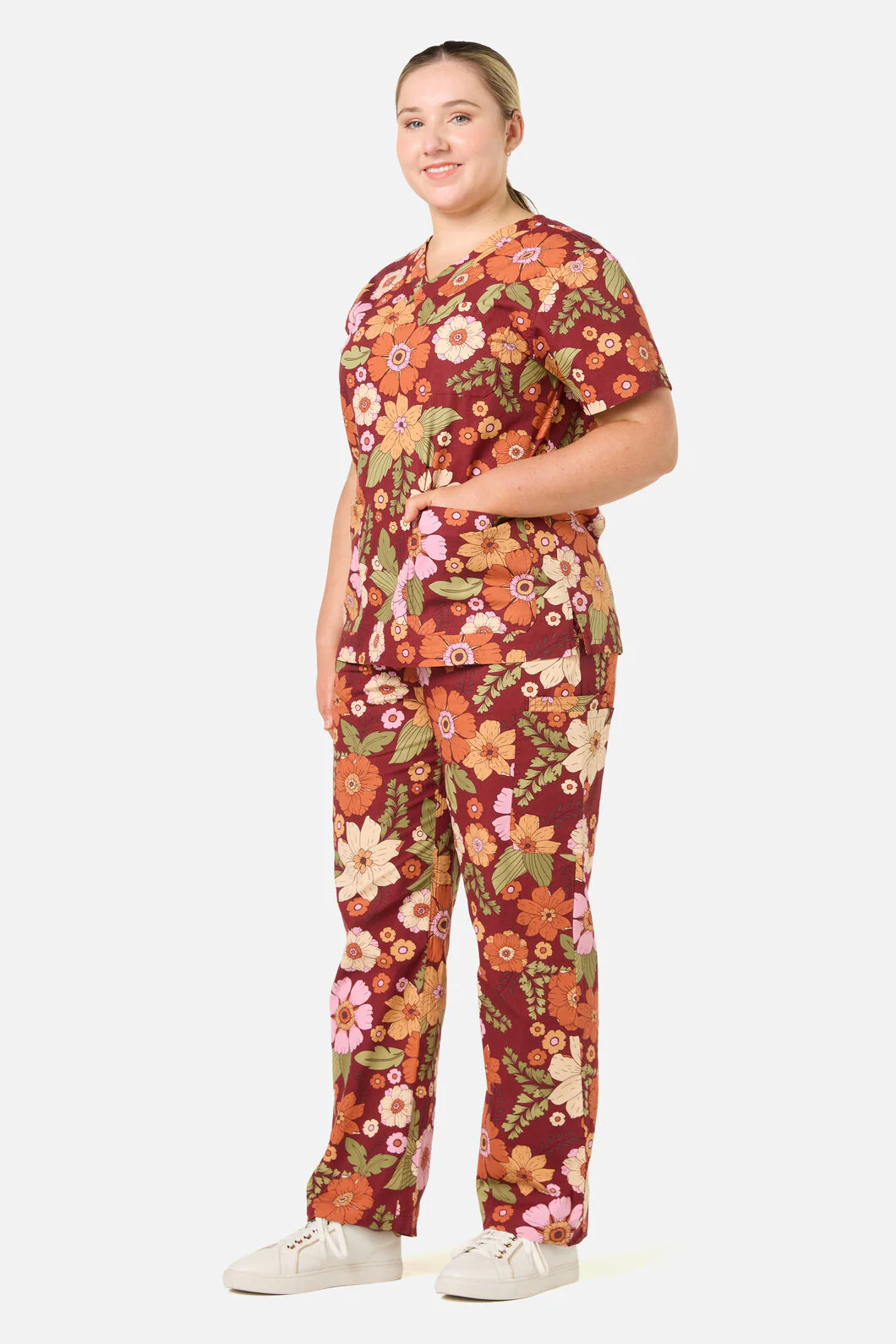 Brandy Floral Scrub Set - Image 2