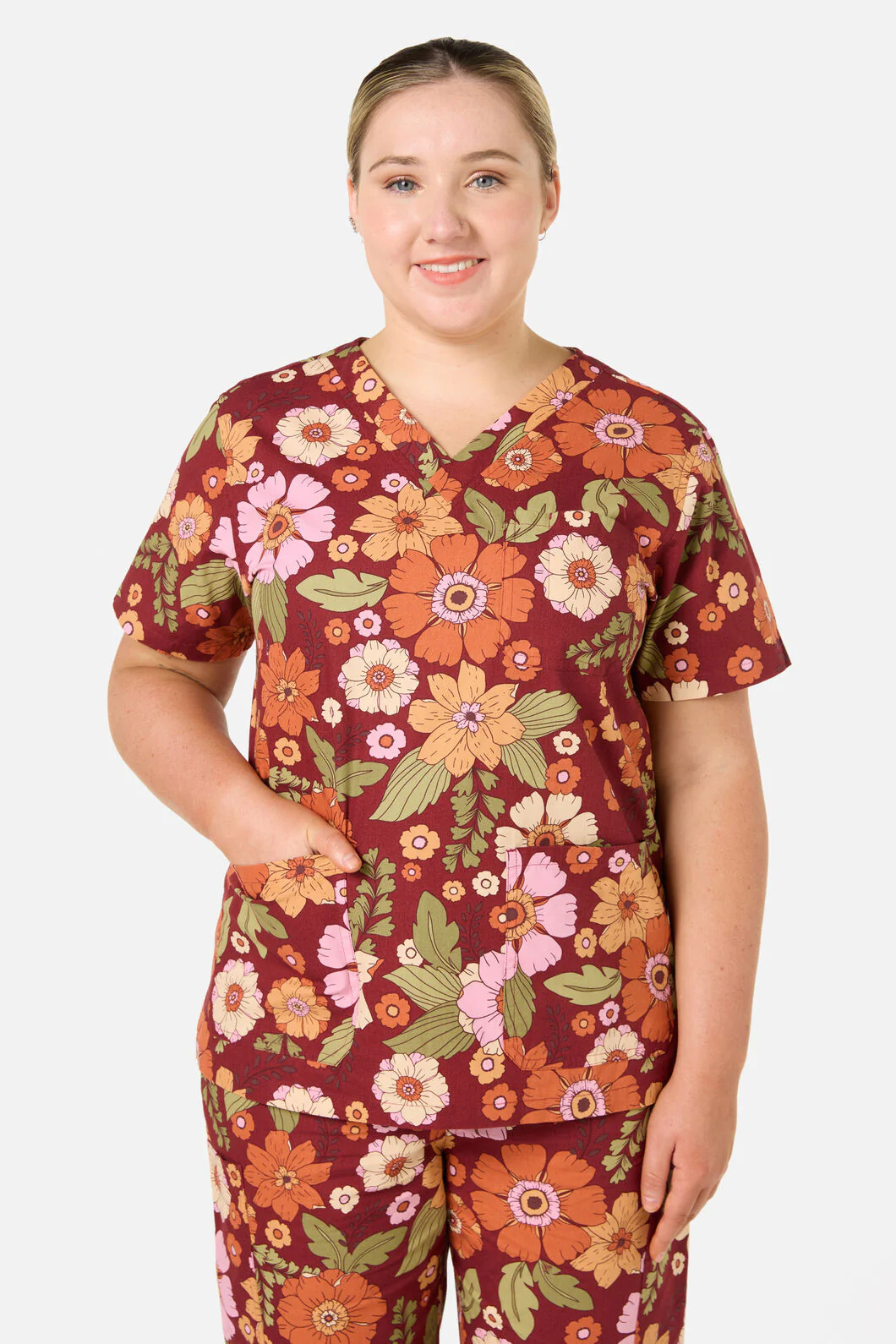 Brandy Floral Scrub Set - Image 4