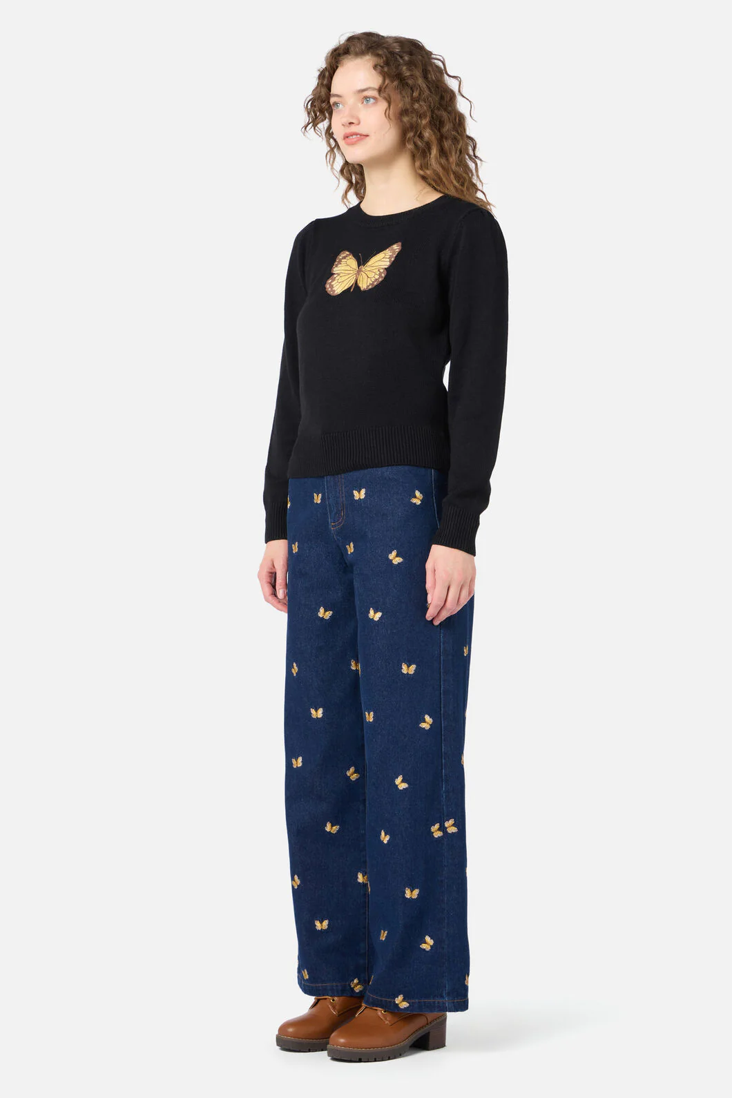 Butterfly Embroidered Jumper - Image 3