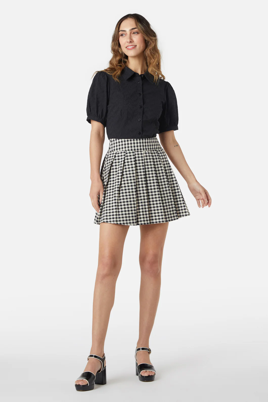 Callie Check Skirt - Image 6