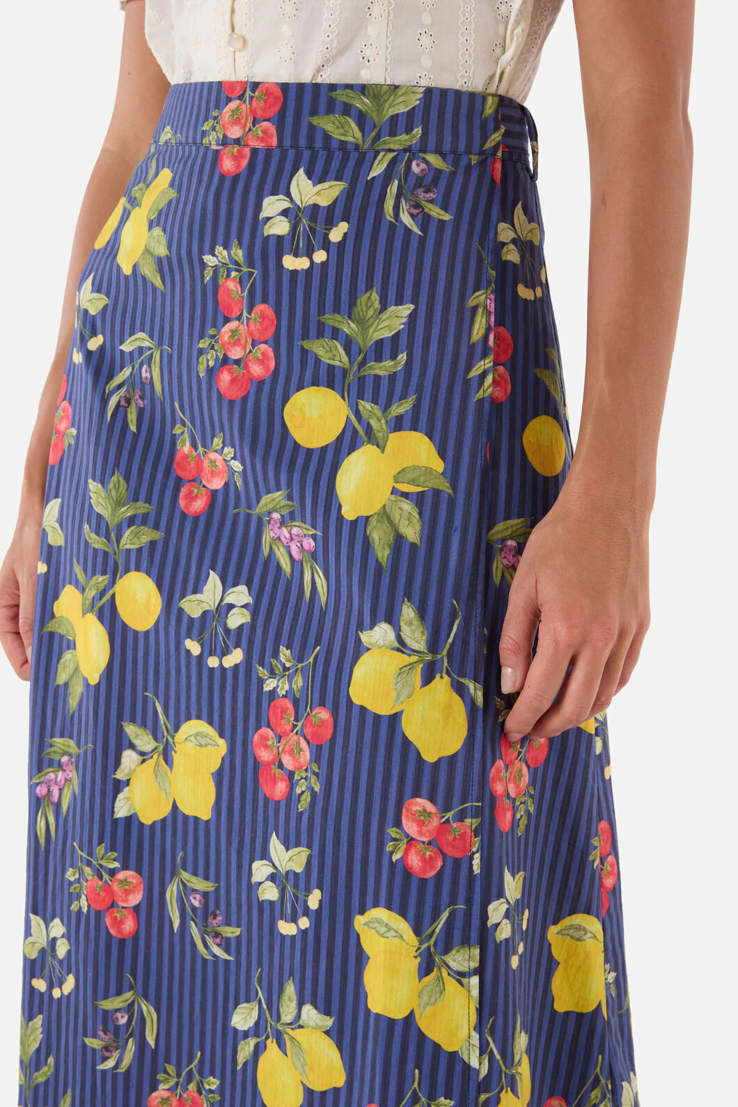 Carla Picnic Midi Wrap Skirt - Image 5