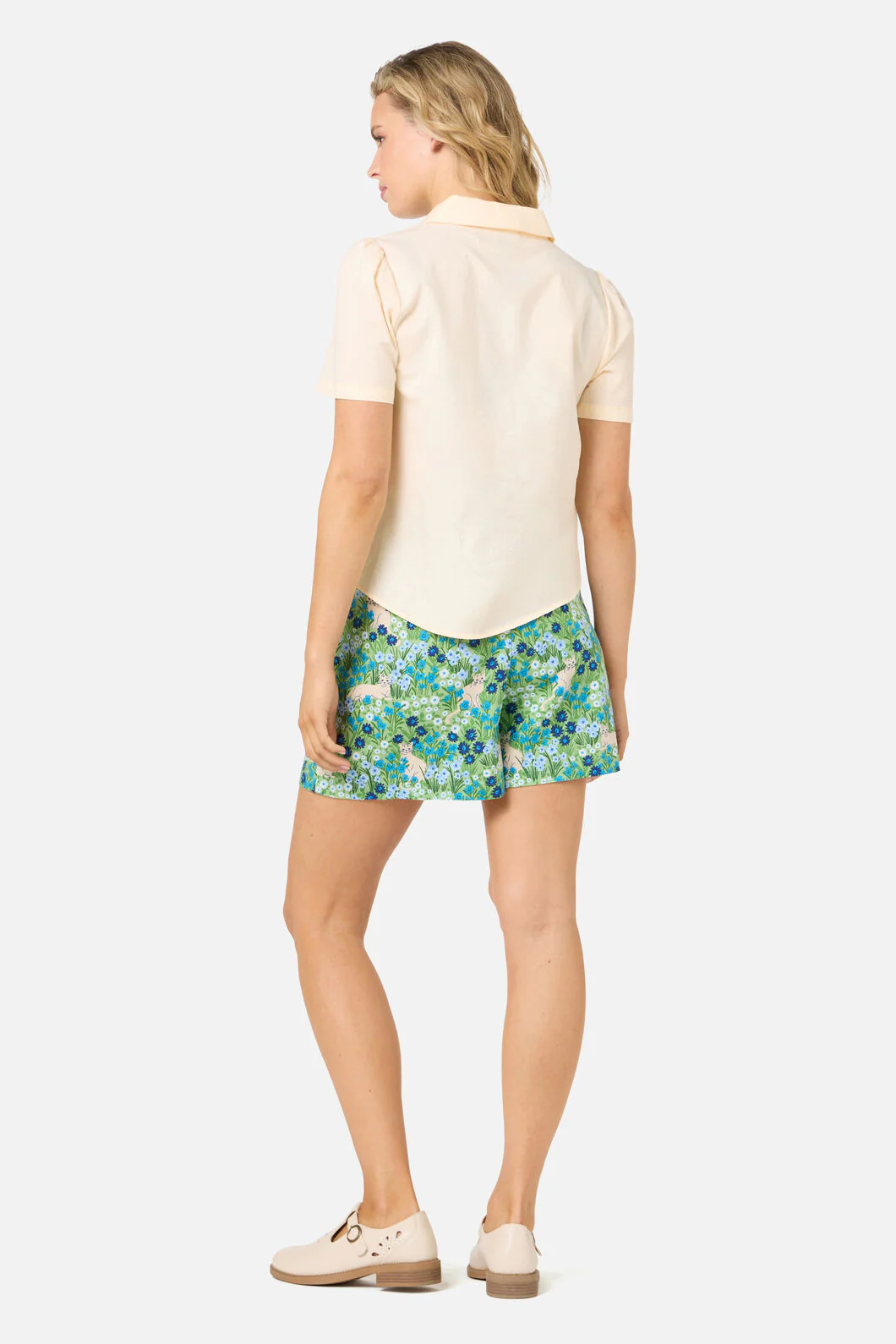 Cat Embroidered Blouse - Image 4