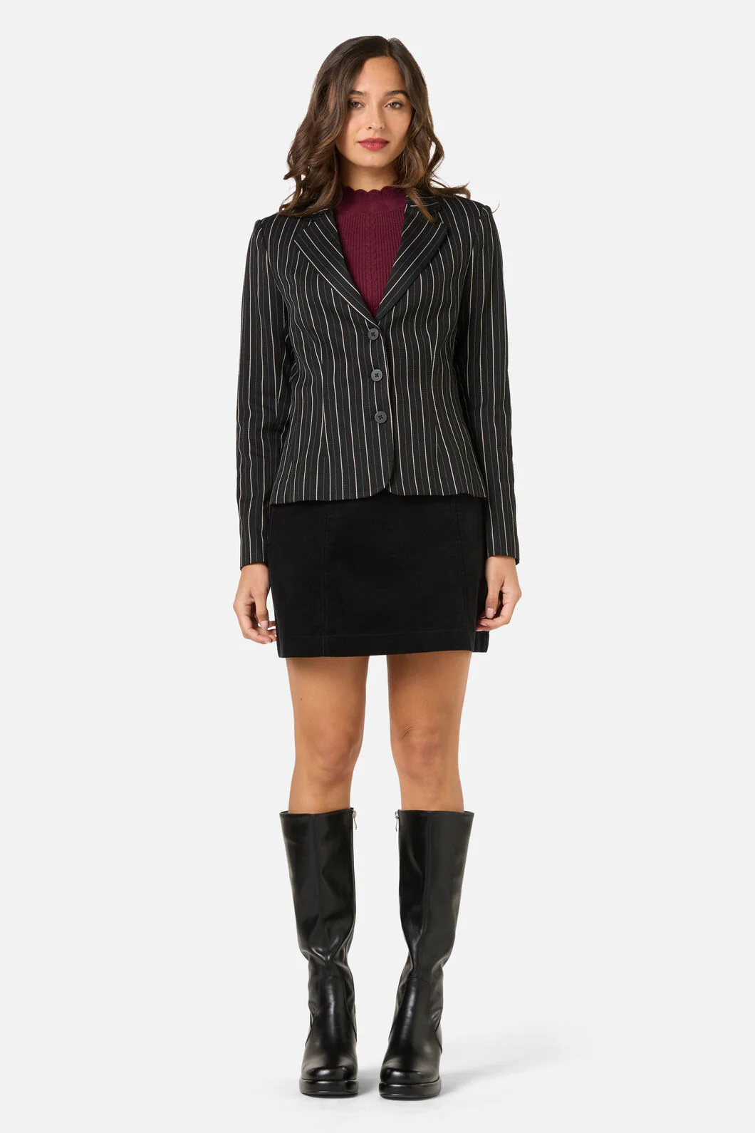 Celeste Pinstripe Blazer - Image 3