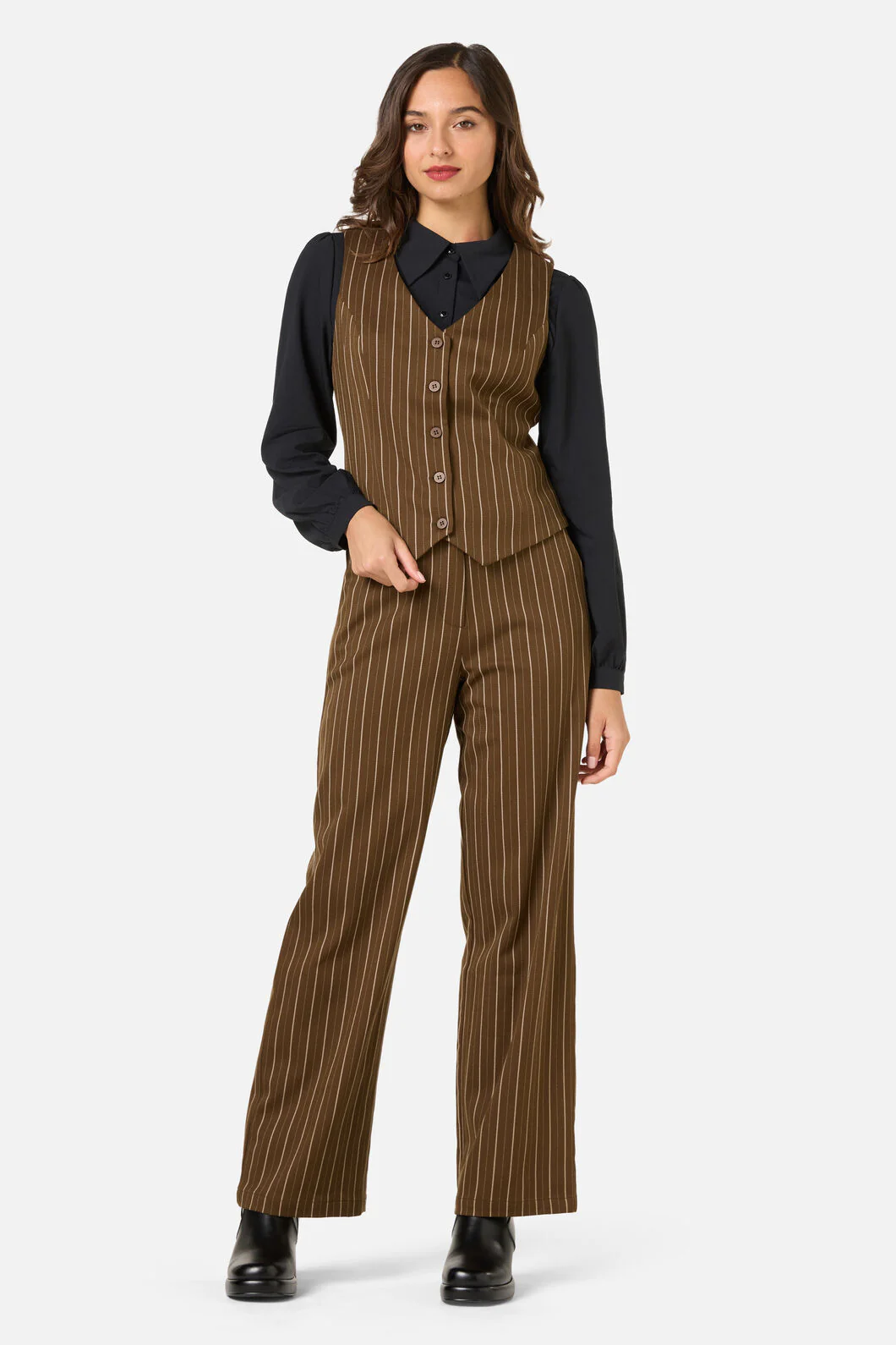 Celeste Pinstripe Pant - Image 12