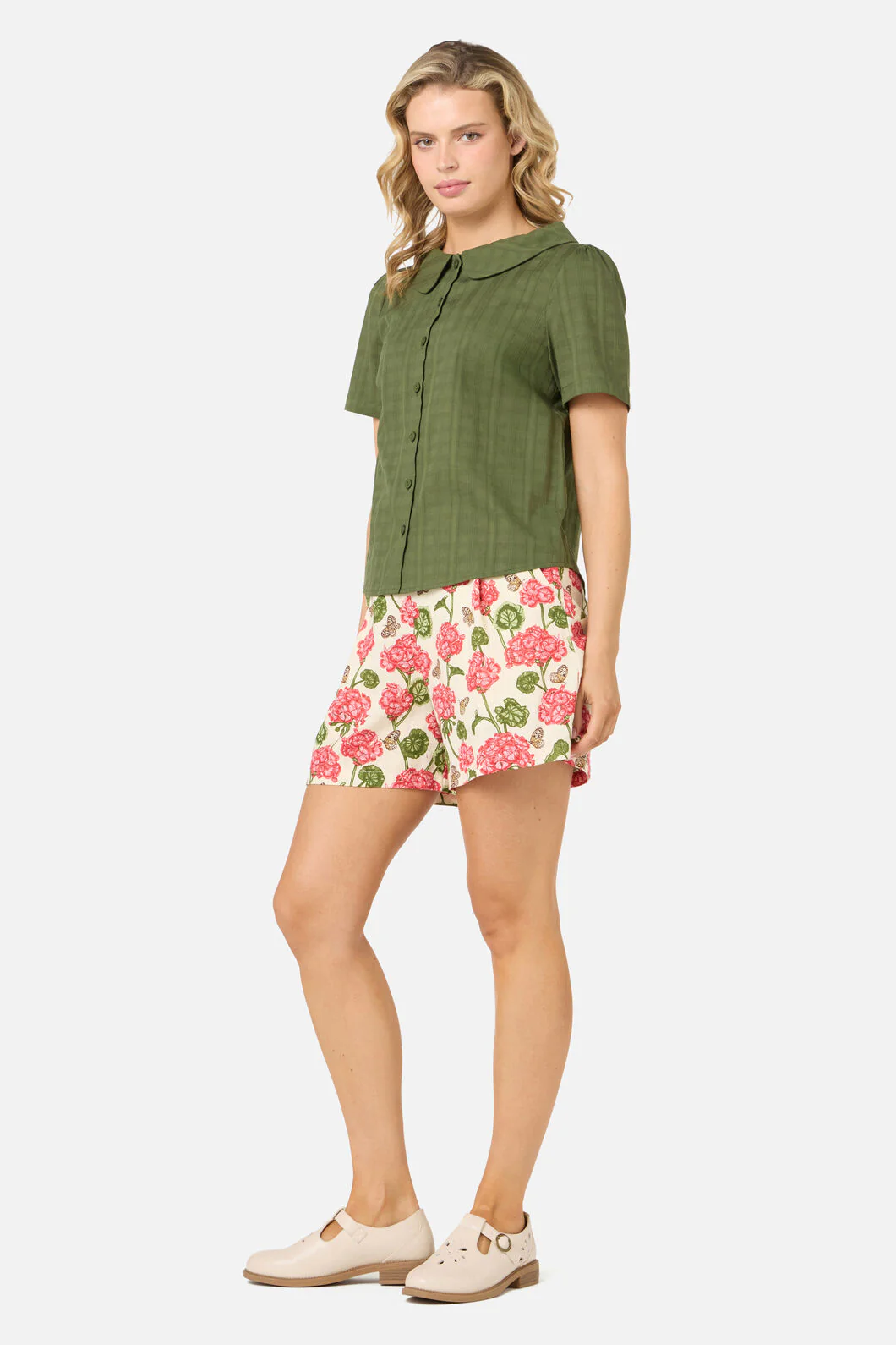 Cindy Sweet Collar Blouse - Image 4