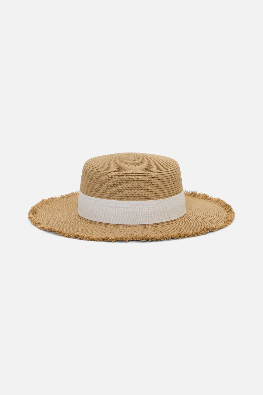 Contrast Bow Sun Hat