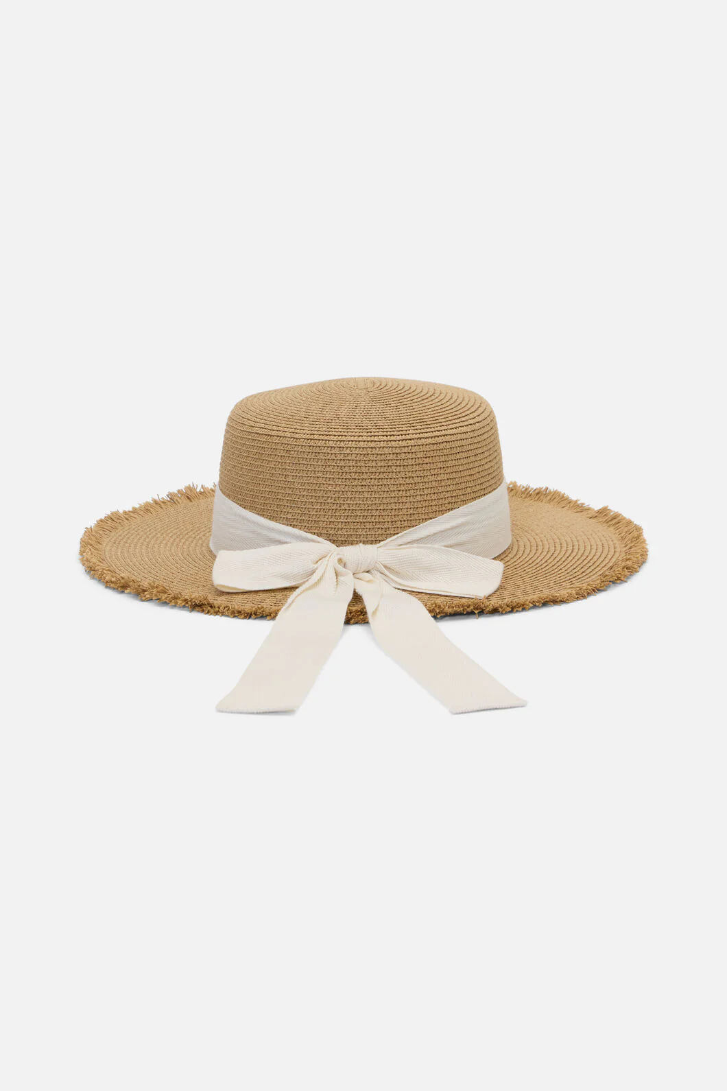Contrast Bow Sun Hat - Image 2