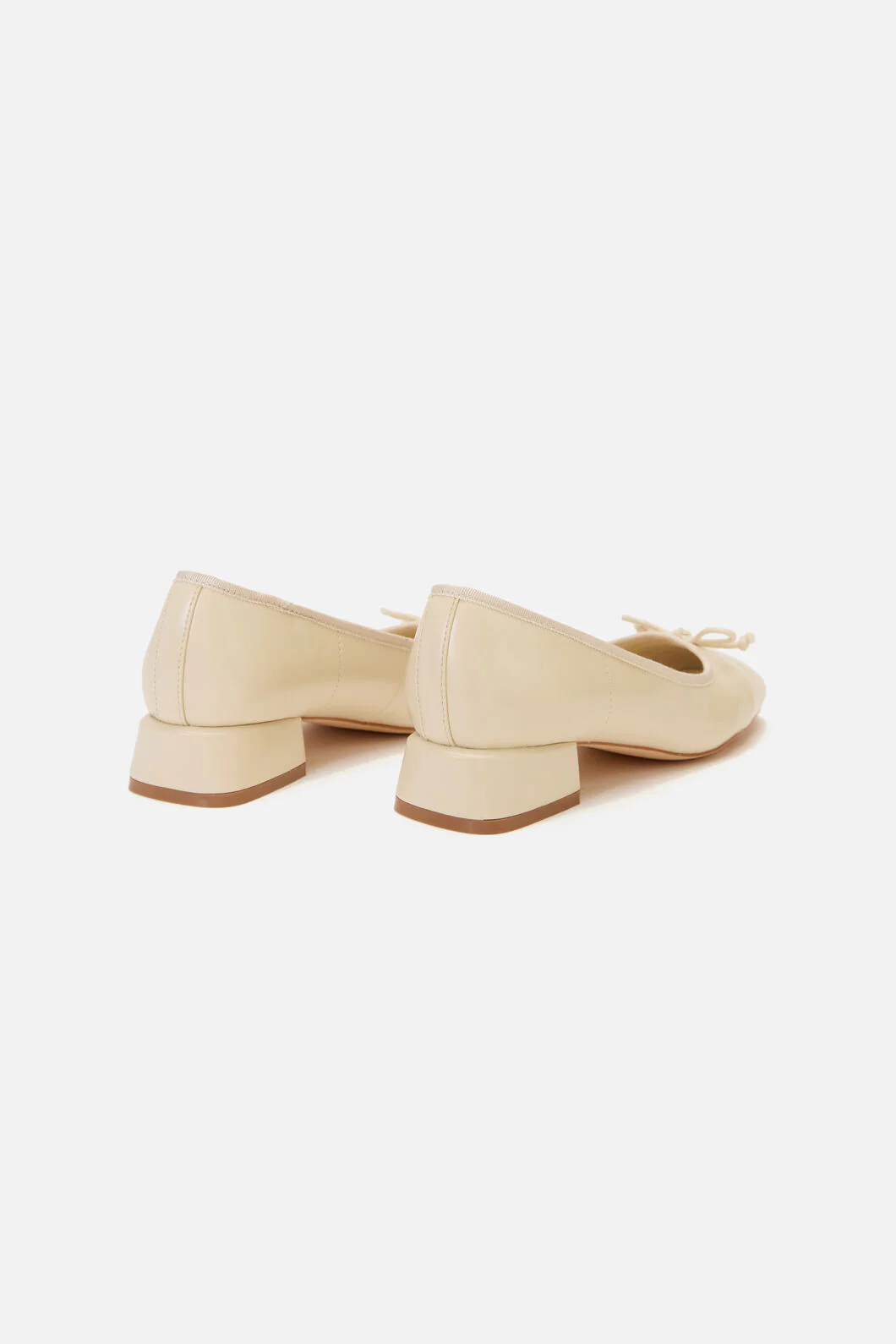 Cream Bow Slip On Shoe - Image 4