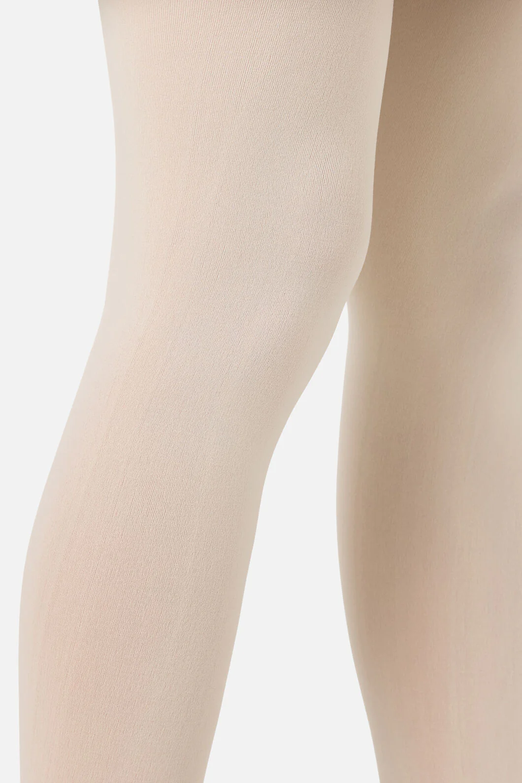 Cream Plain Tights - Image 4