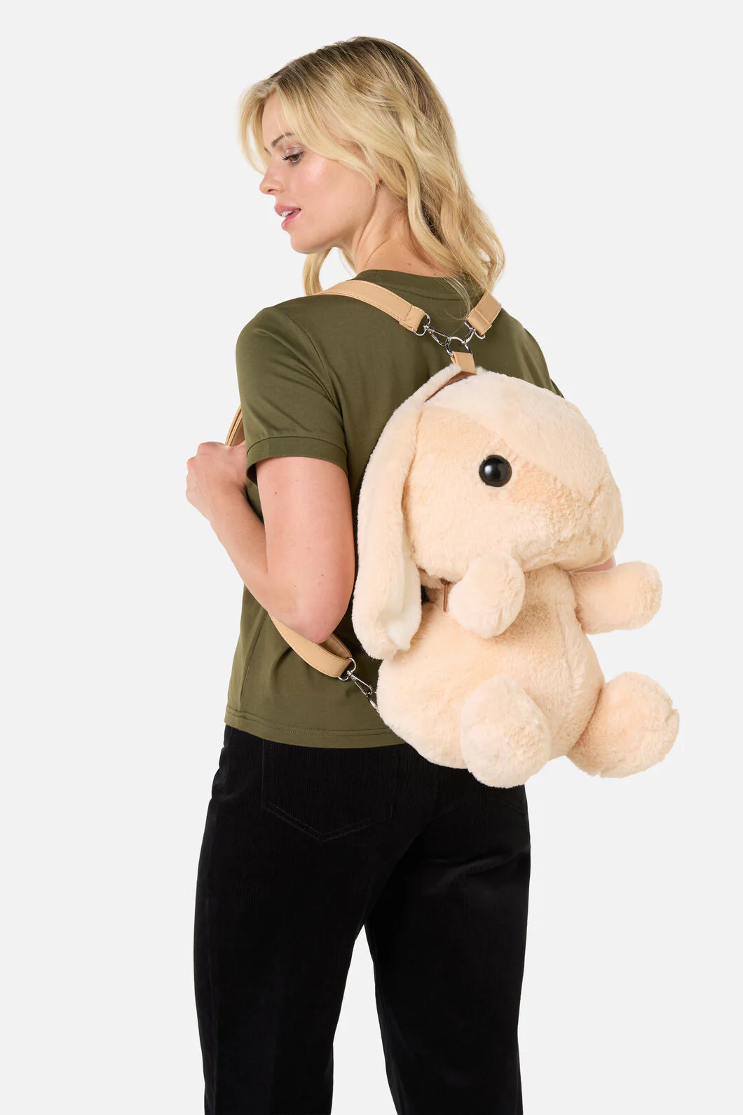 Cream Rabbit Backpack