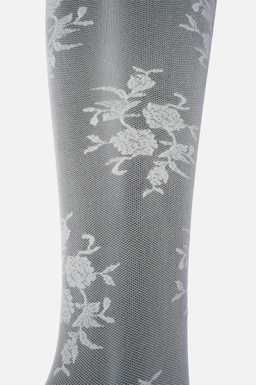 Cream Roses Sheer Tights - Image 3