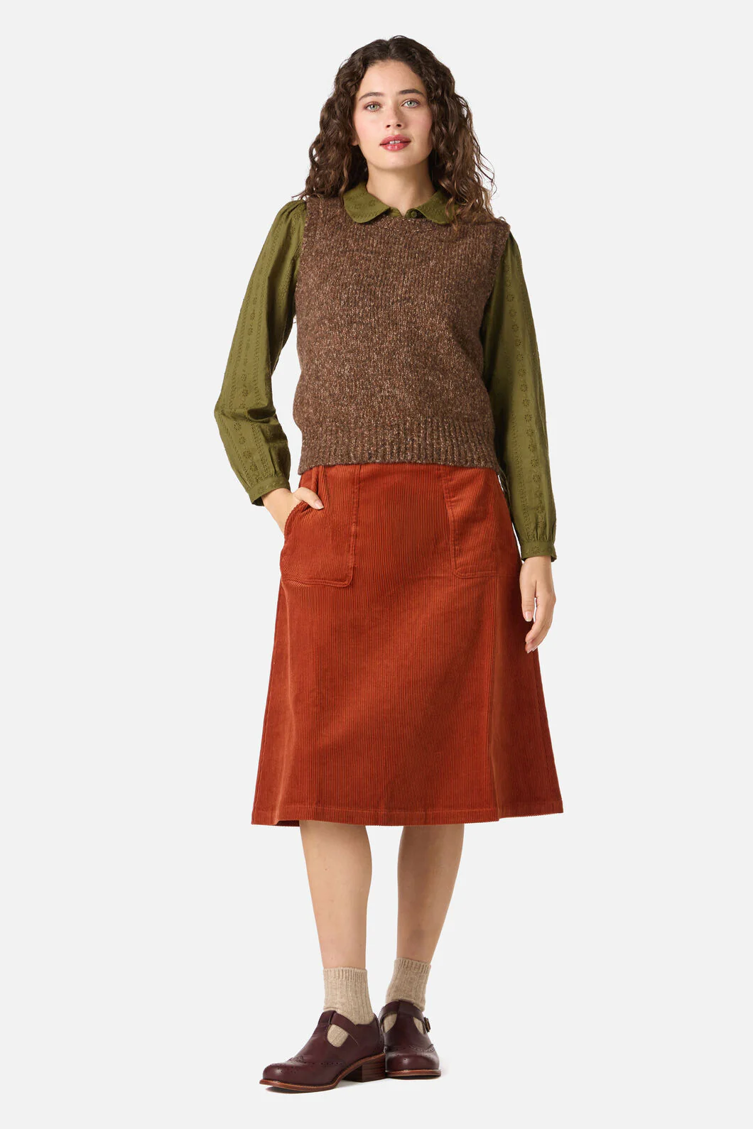 Cute Cozy Wool Blend Vest - Image 2