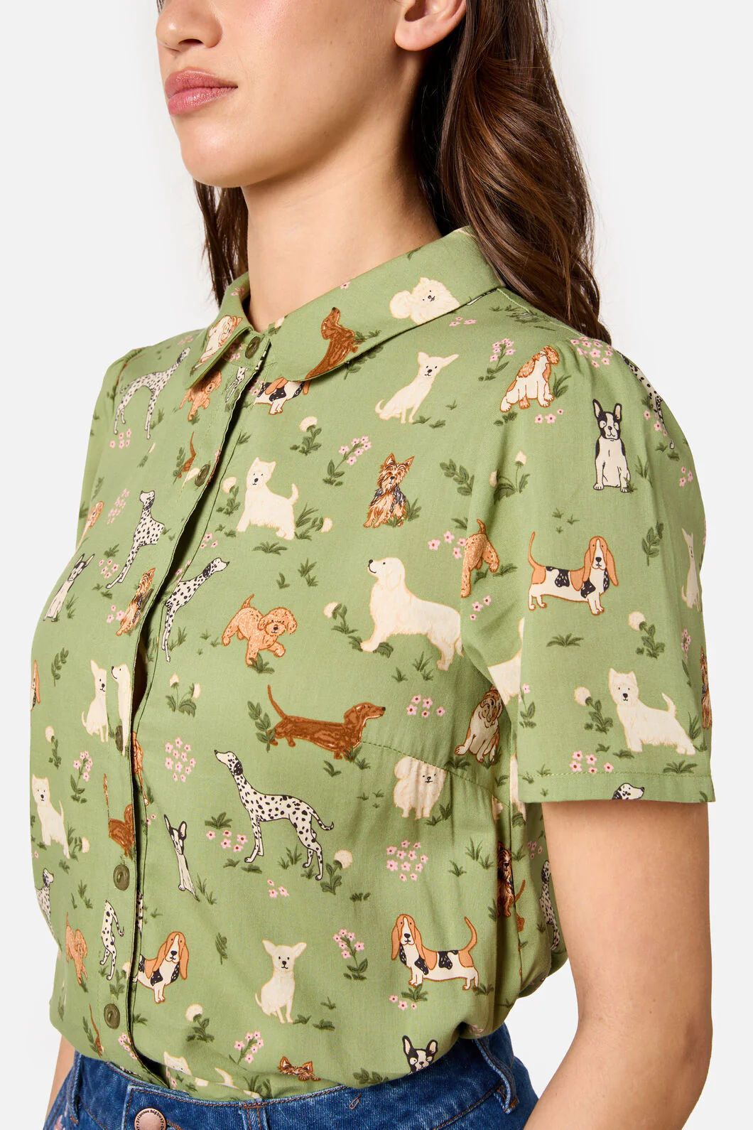 Cute Dogs Blouse - Image 12