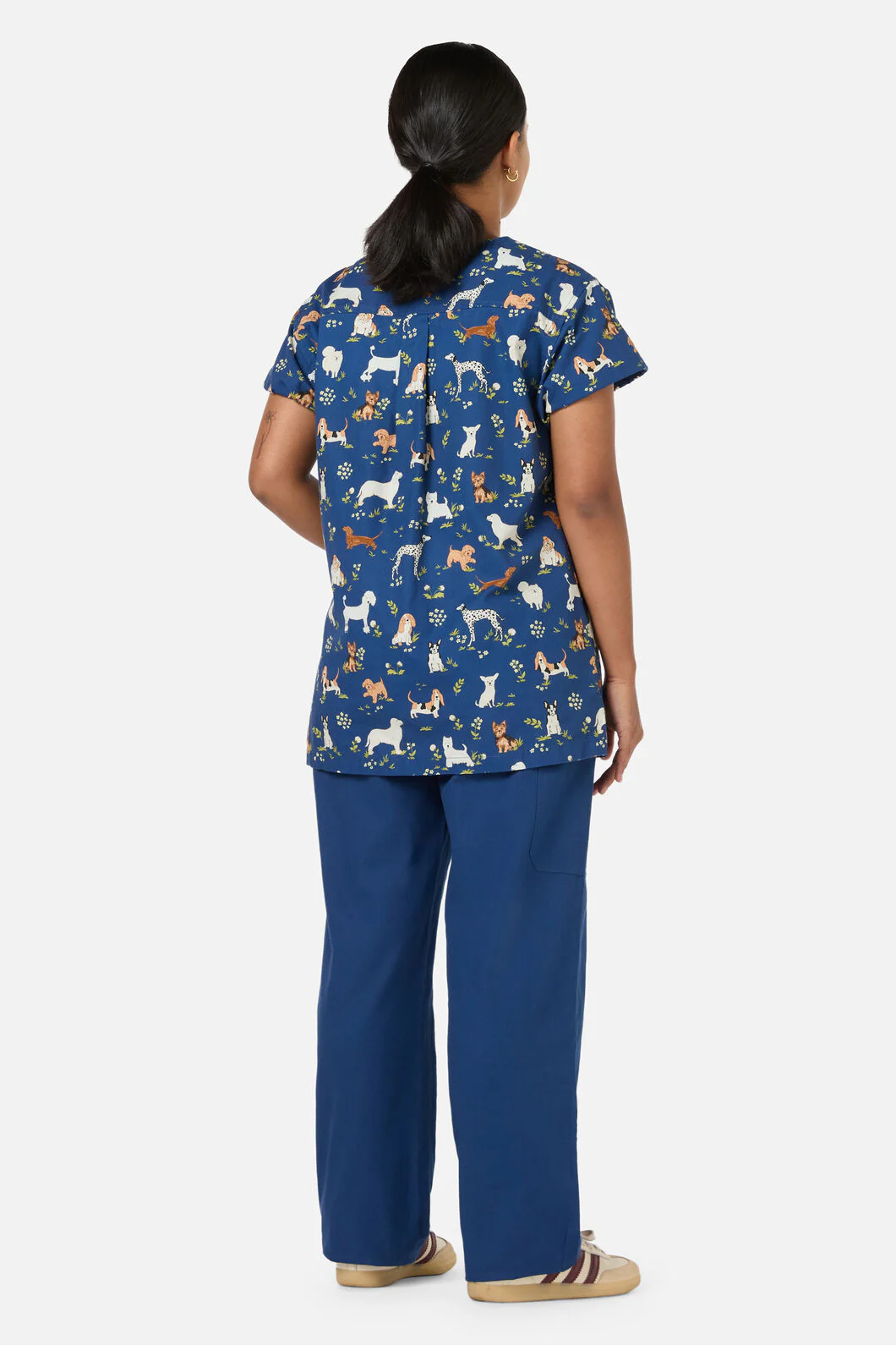 Cute Dogs Top & Pant Scrub Set - Image 3
