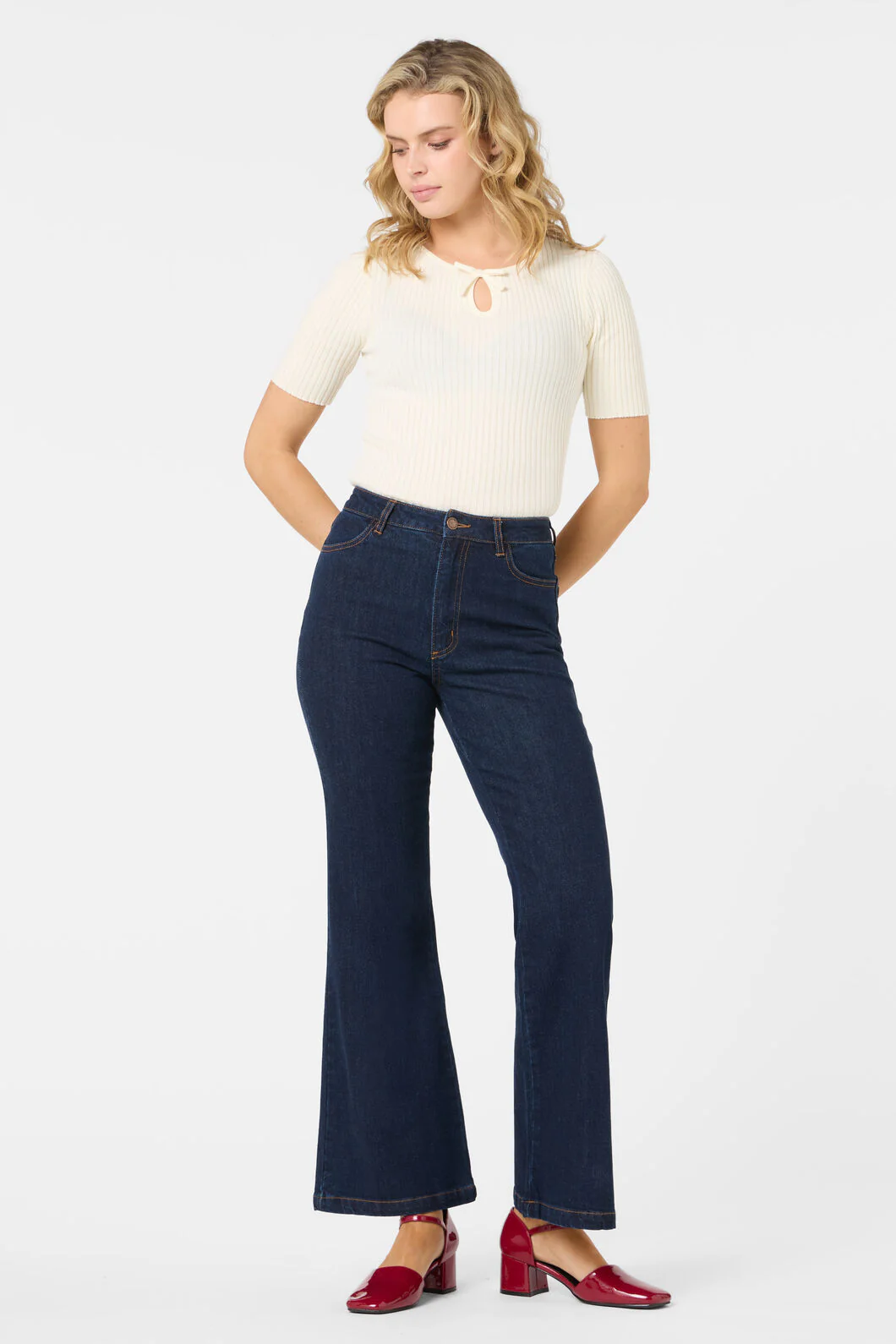 Darcy Denim Flare Jean - Image 3