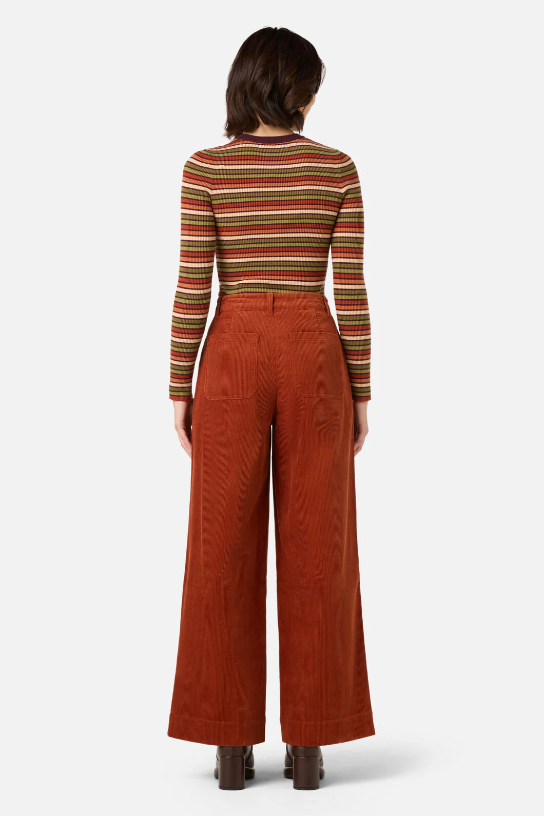Darcy Stripe Rib Knit Top - Image 12