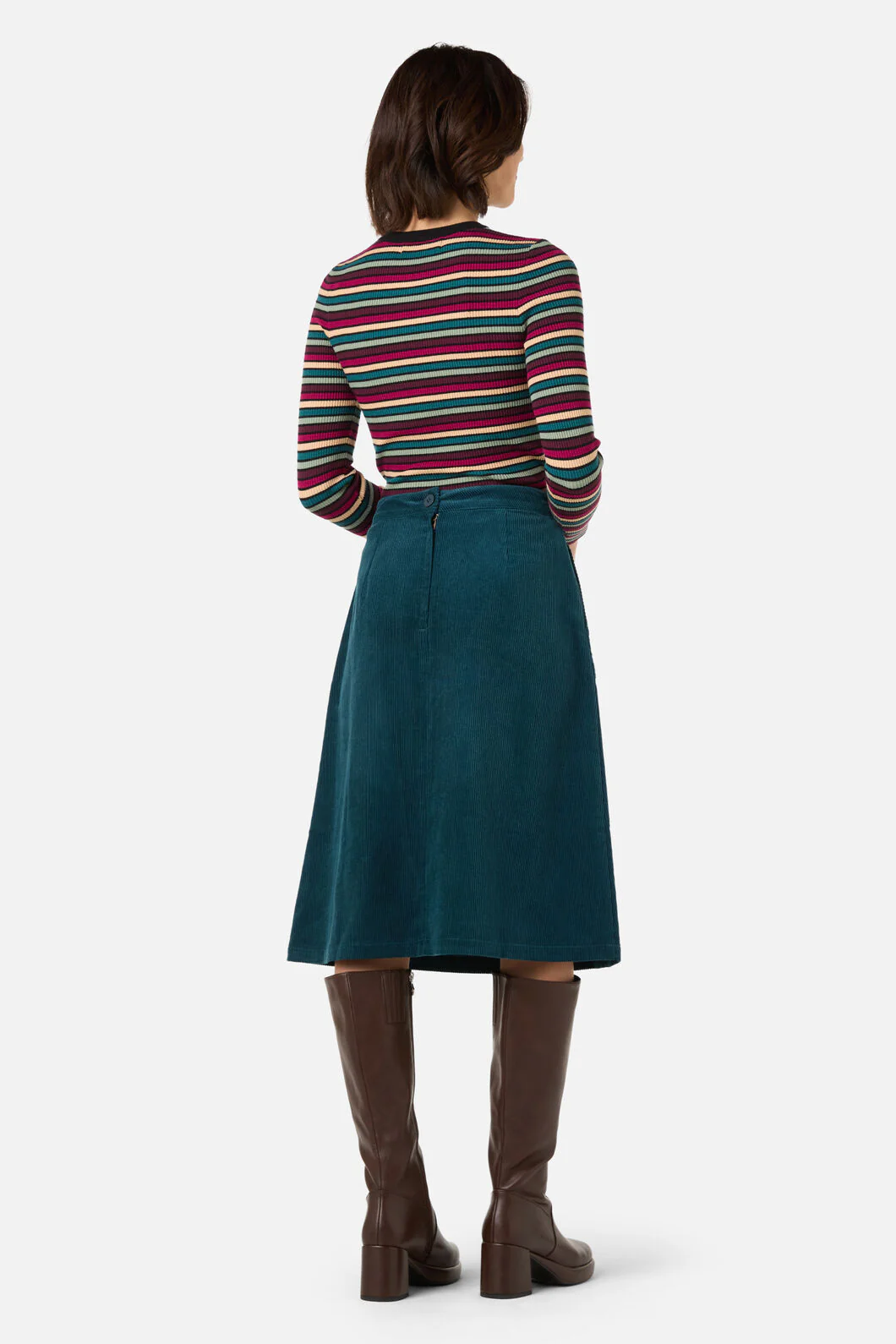 Darcy Stripe Rib Knit Top - Image 6