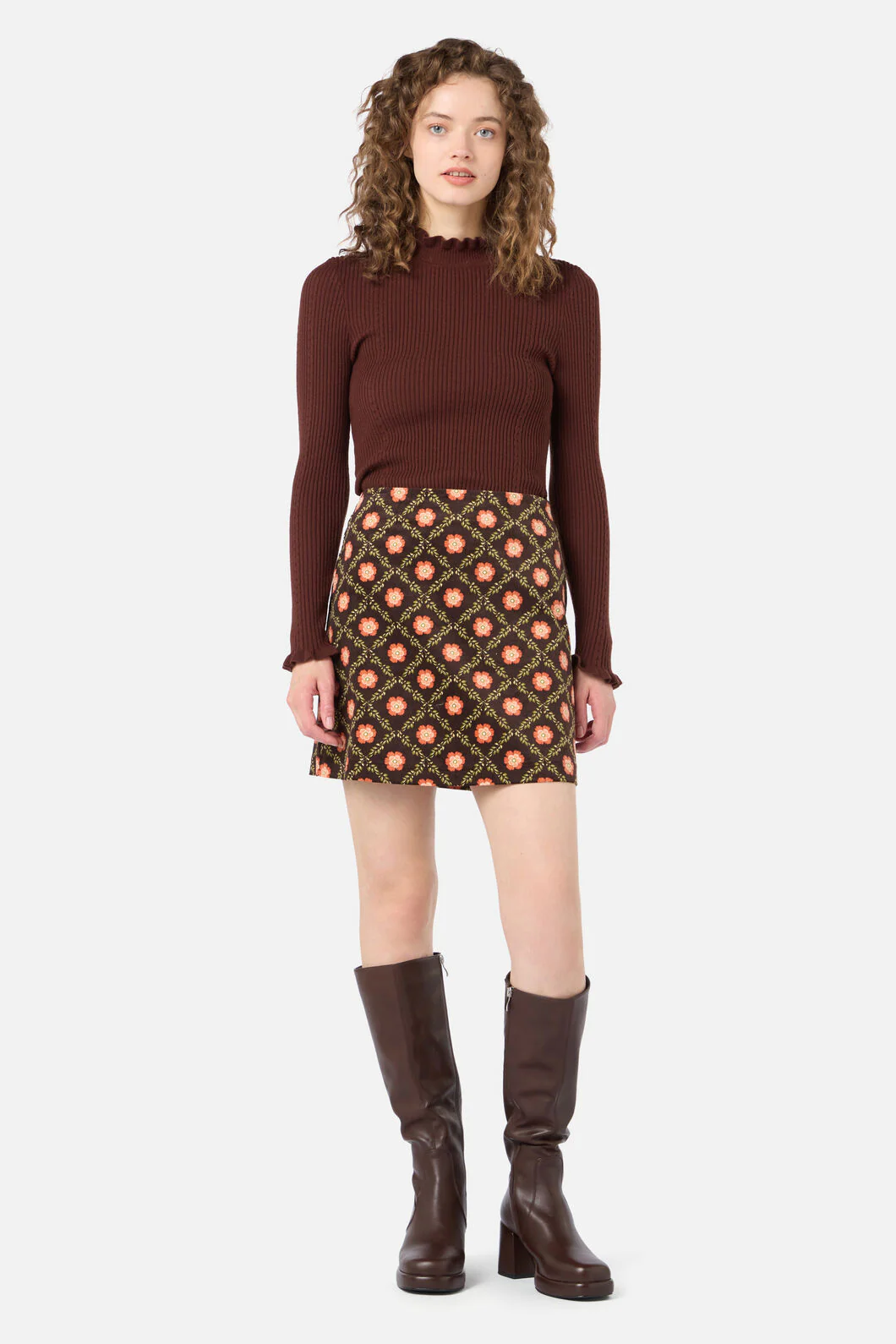 Delilah Cord Mini Skirt