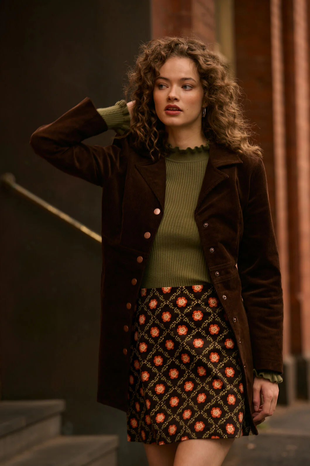 Delilah Cord Mini Skirt - Image 2