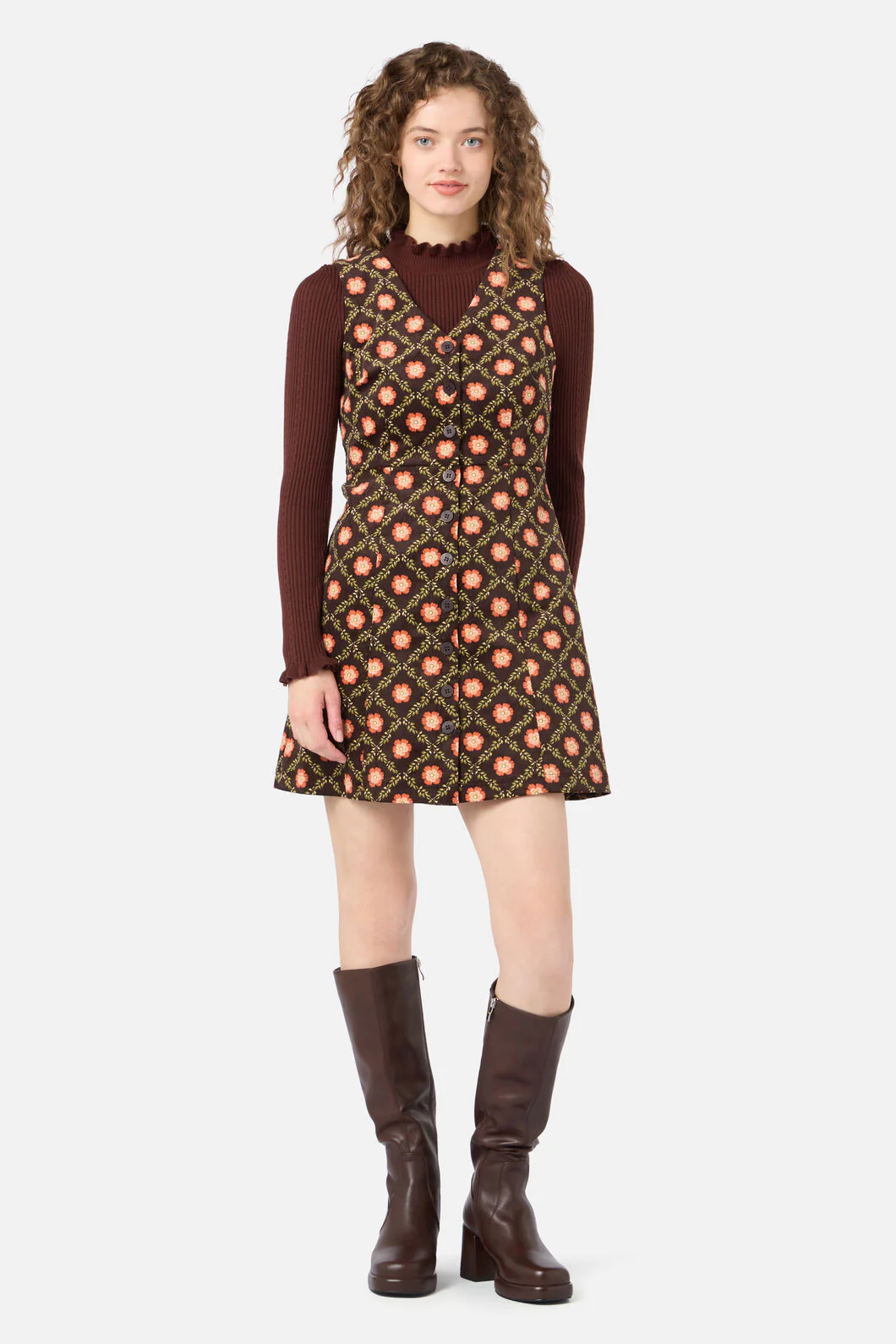 Delilah Cord Pinafore - Image 9