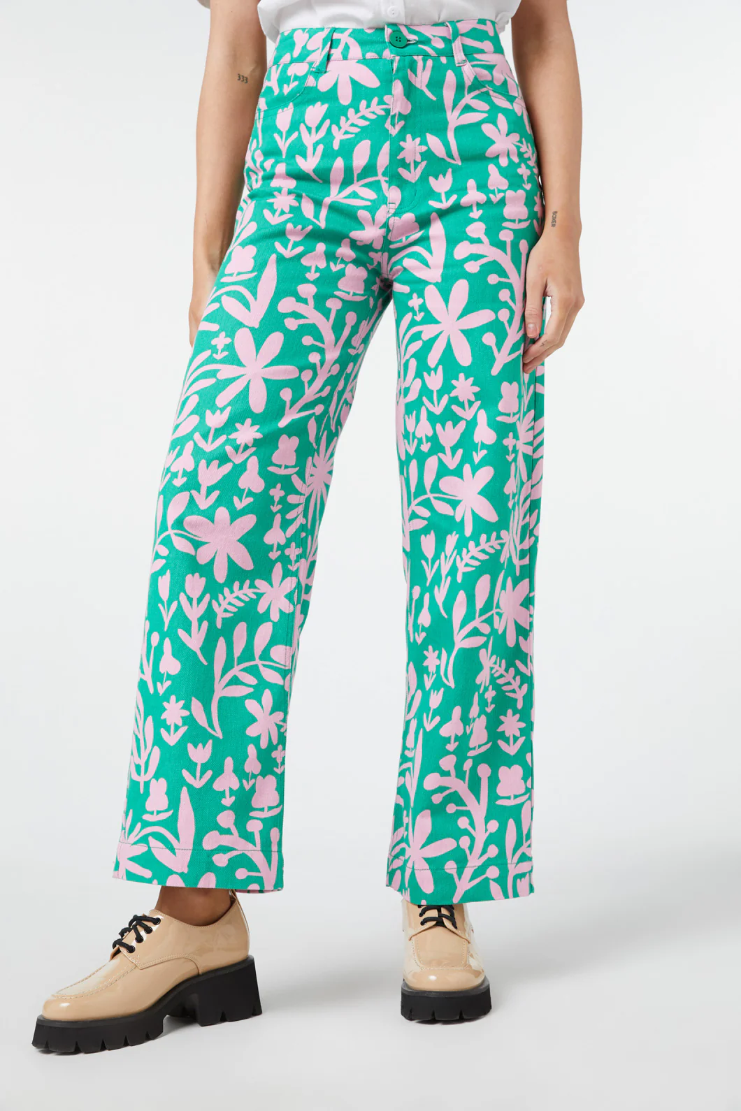 Della Floral Printed Jean - Image 2