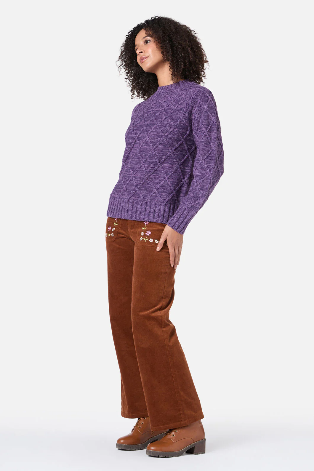Demi Diamond Knit Jumper - Image 5