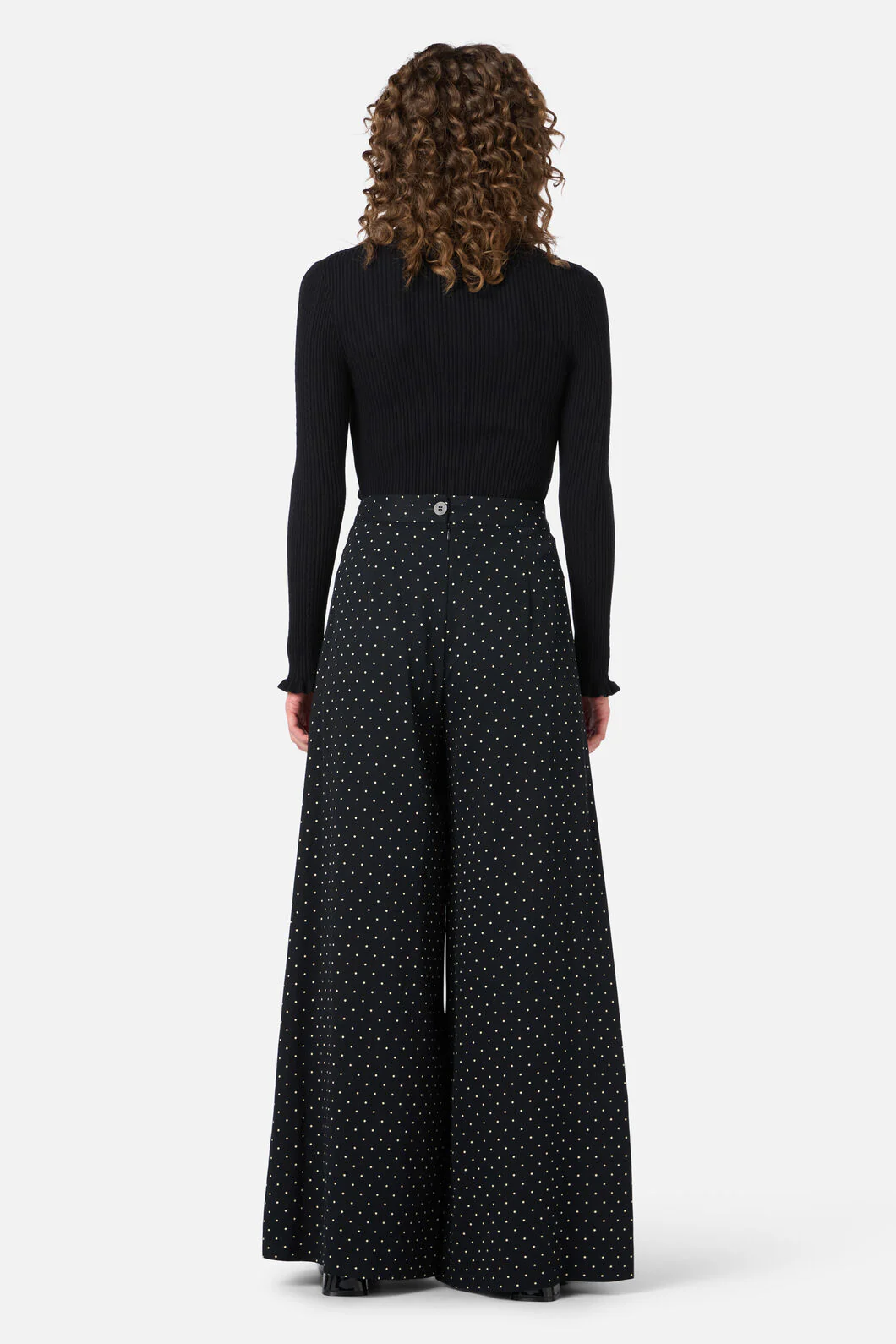 Dolly Spot Palazzo Pant - Image 4
