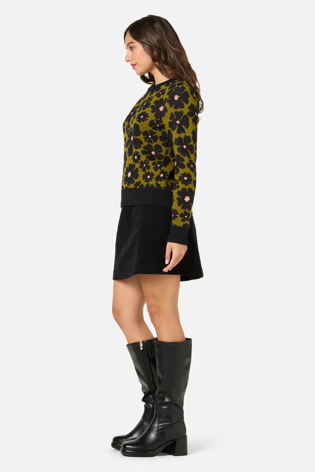 Donna Flower Knit Jumper - Image 3