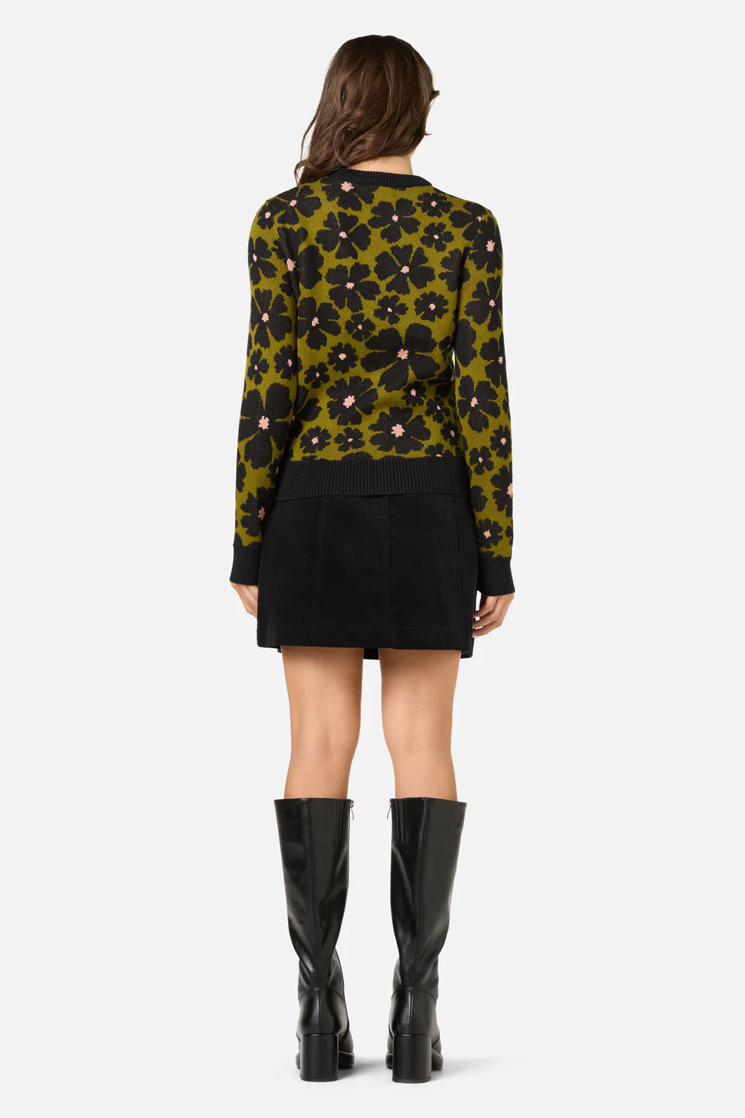 Donna Flower Knit Jumper - Image 4