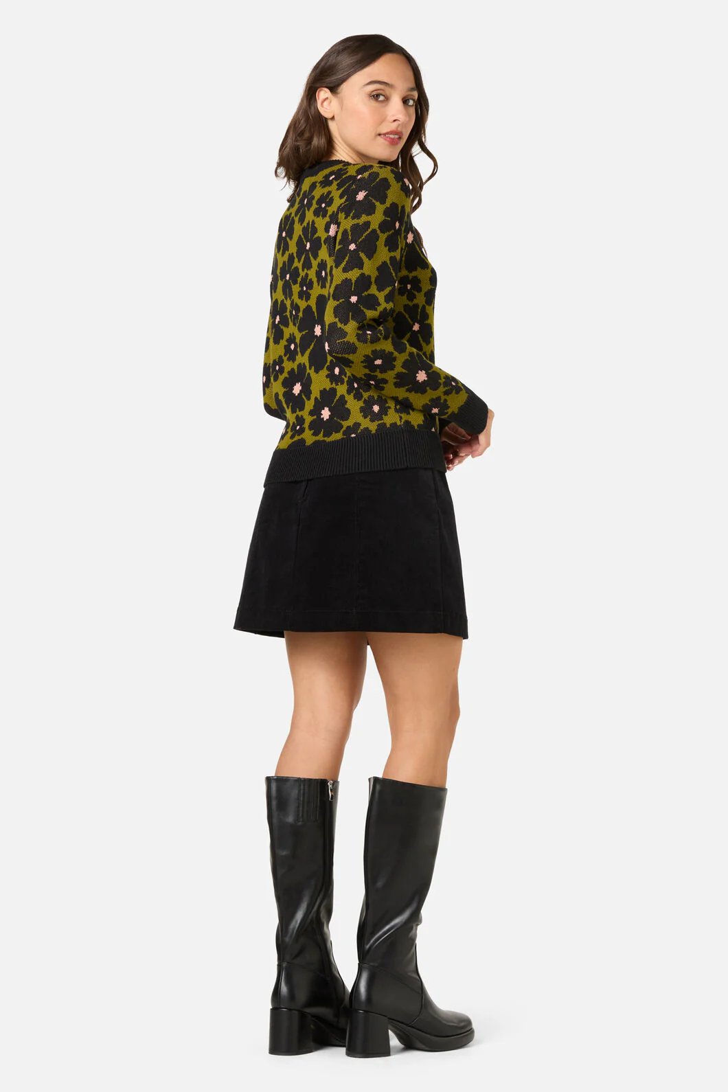 Donna Flower Knit Jumper - Image 5