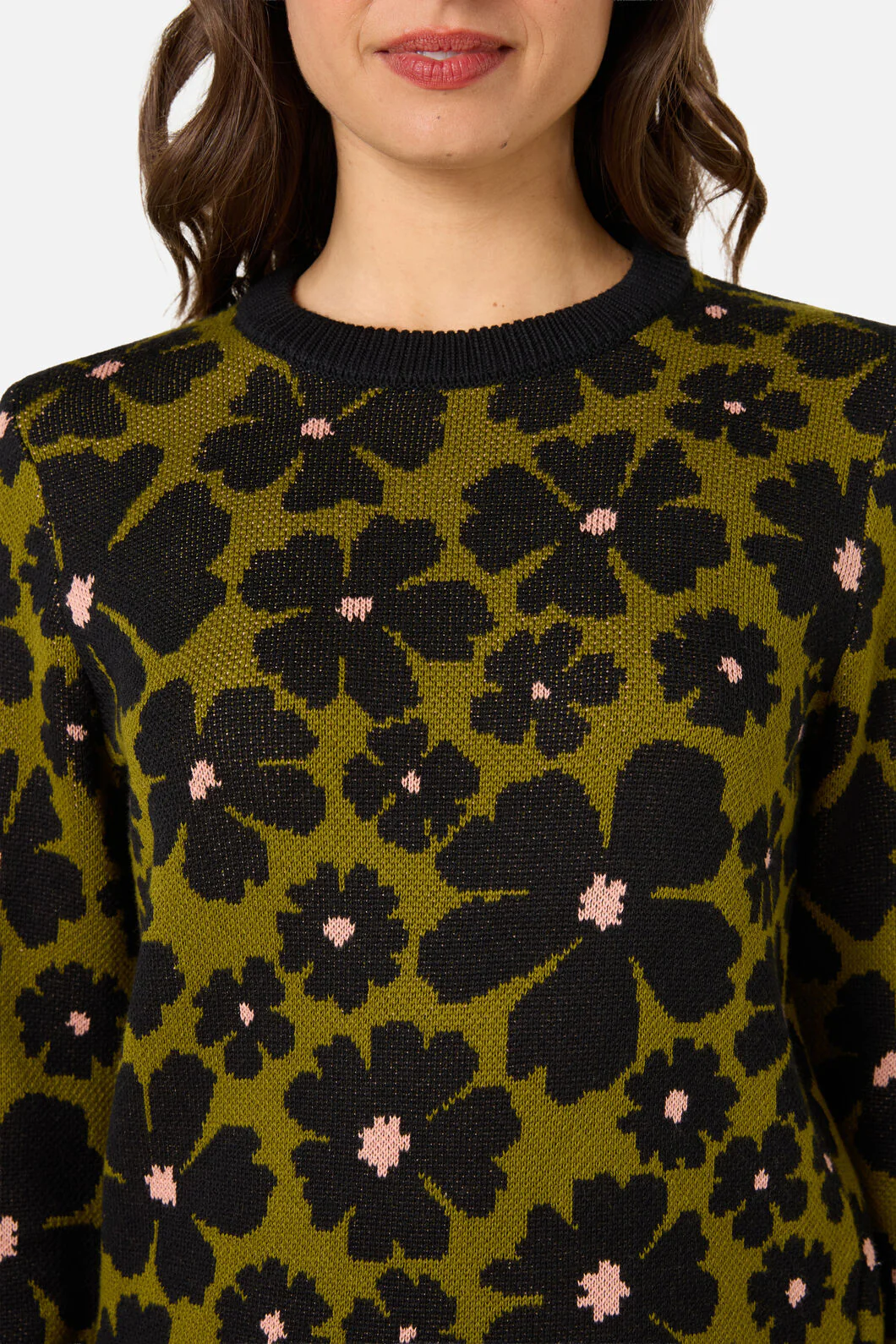 Donna Flower Knit Jumper - Image 6