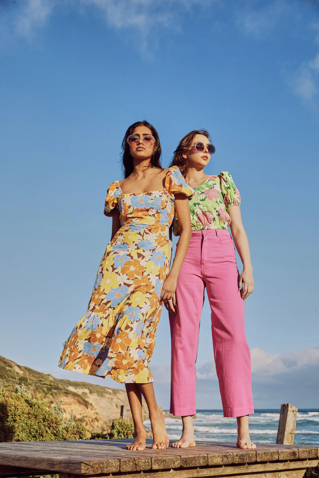 Edie Floral Midi Dress - Image 3