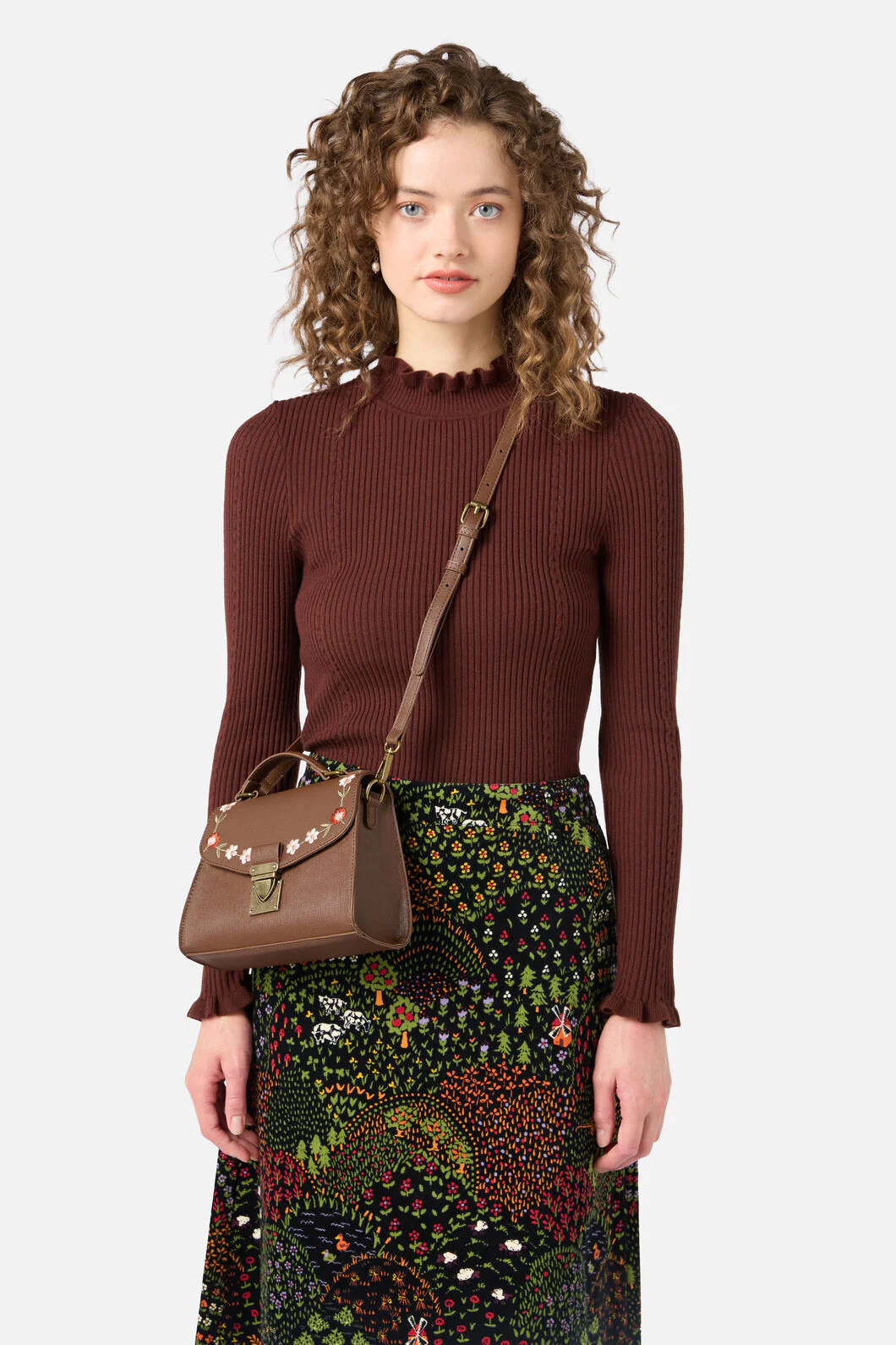 Embroidered Garden Bag