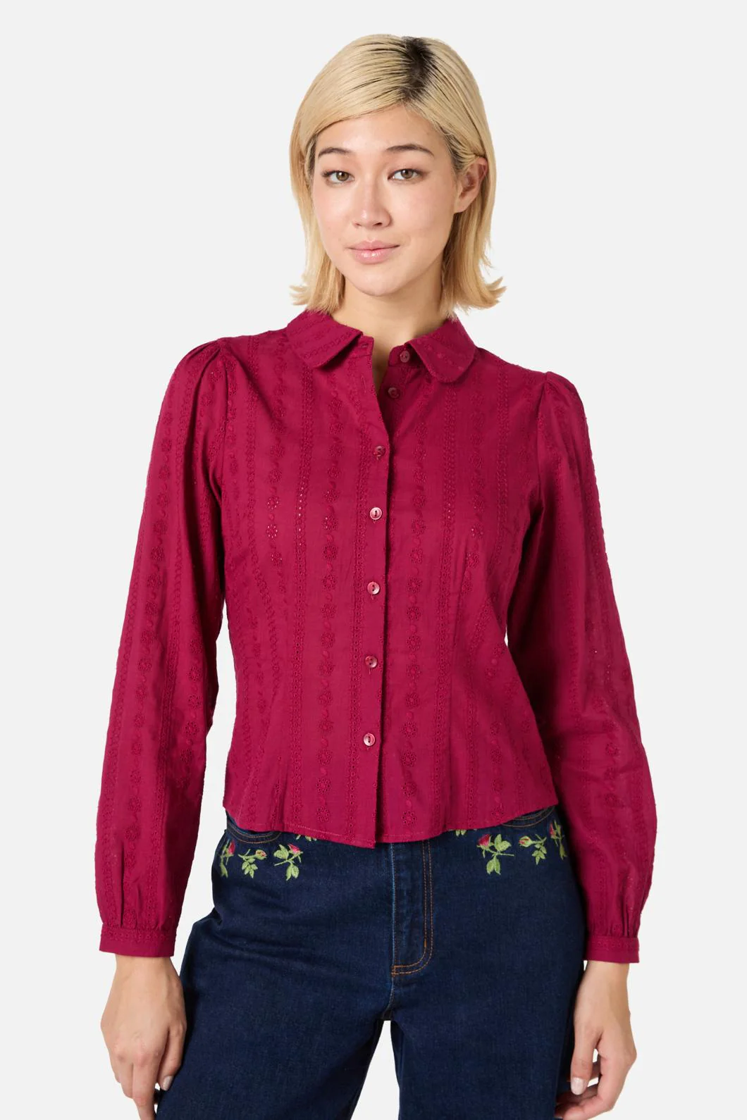 Evelyn Cute Cotton Blouse