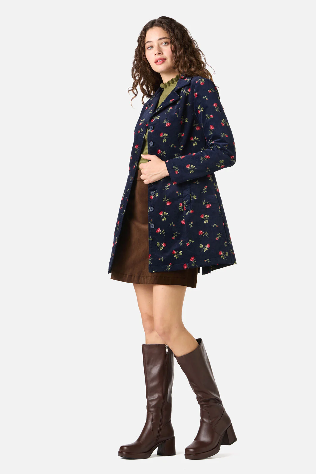 Evie Rose Velvet Jacket - Image 3