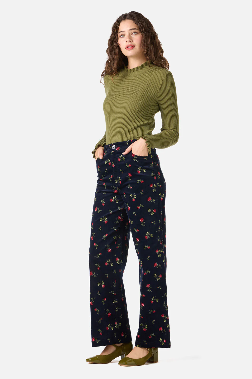 Evie Rose Velvet Jean - Image 4