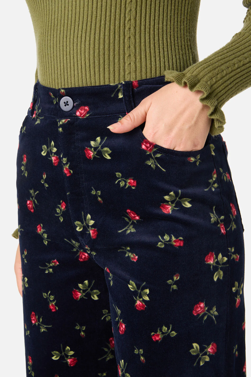 Evie Rose Velvet Jean - Image 7